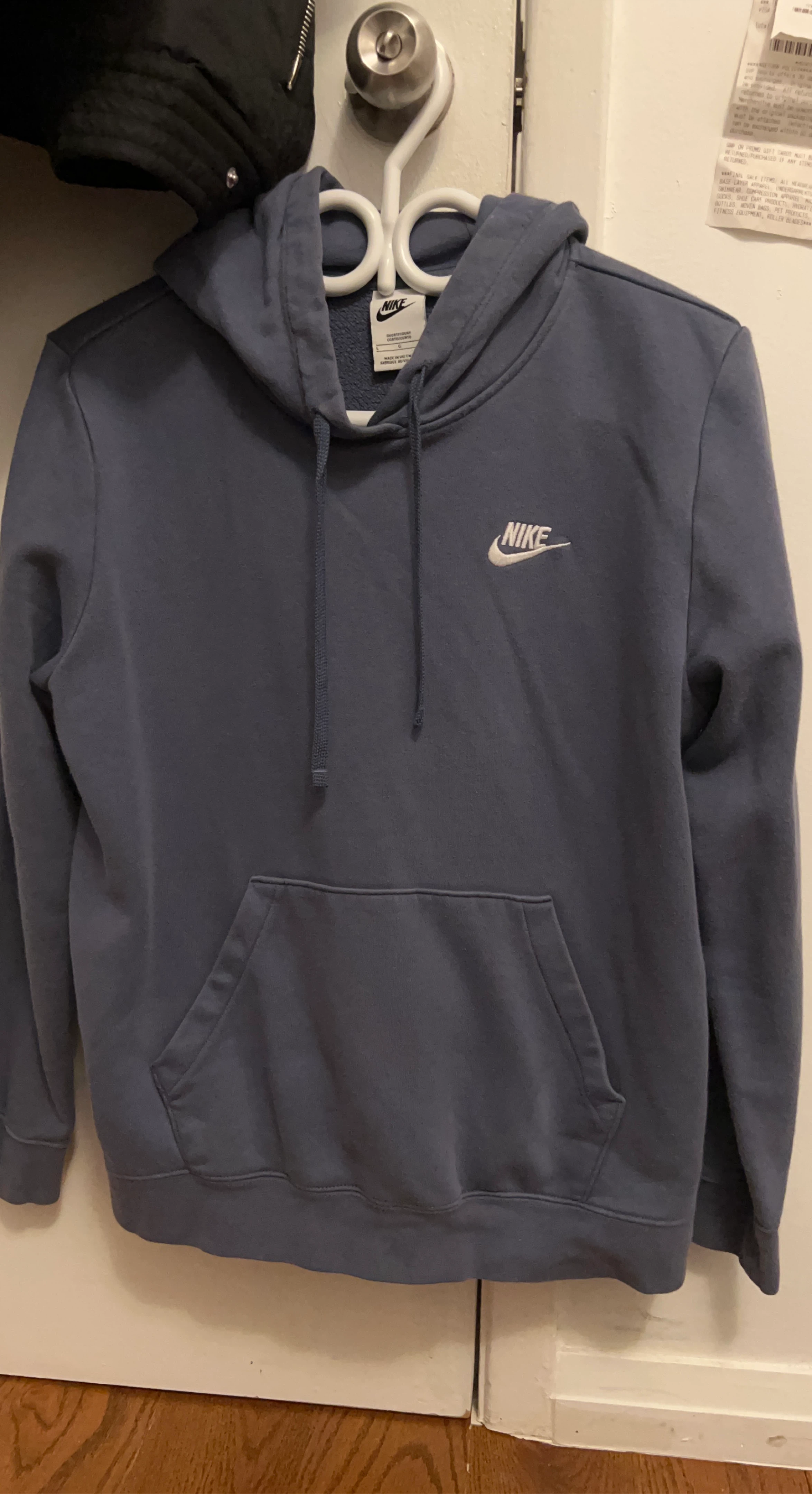Nike Pullover Hoodie - Blue - Short Large