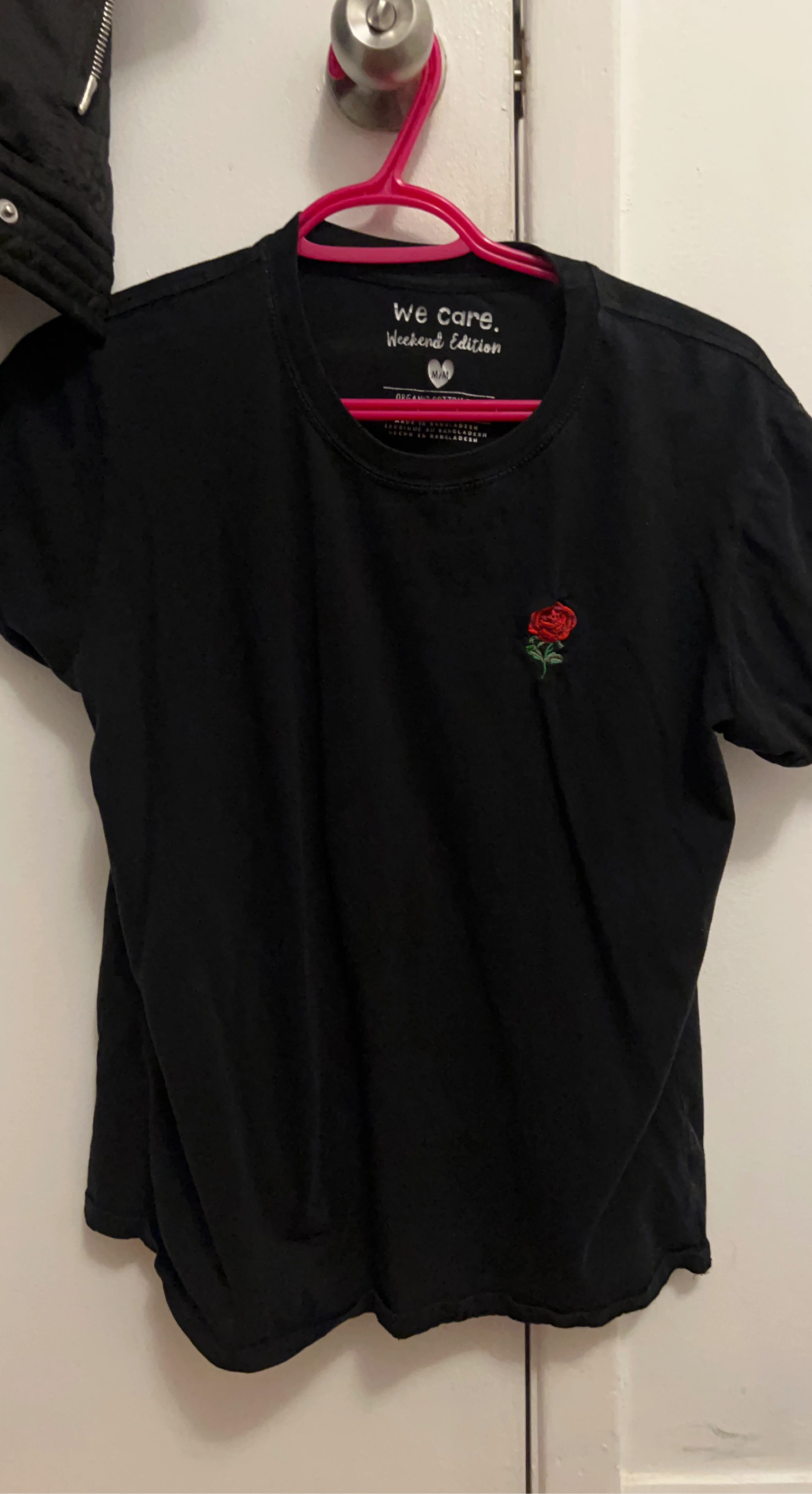 We Care Weekend Edition Black Rose T-Shirt M/M
