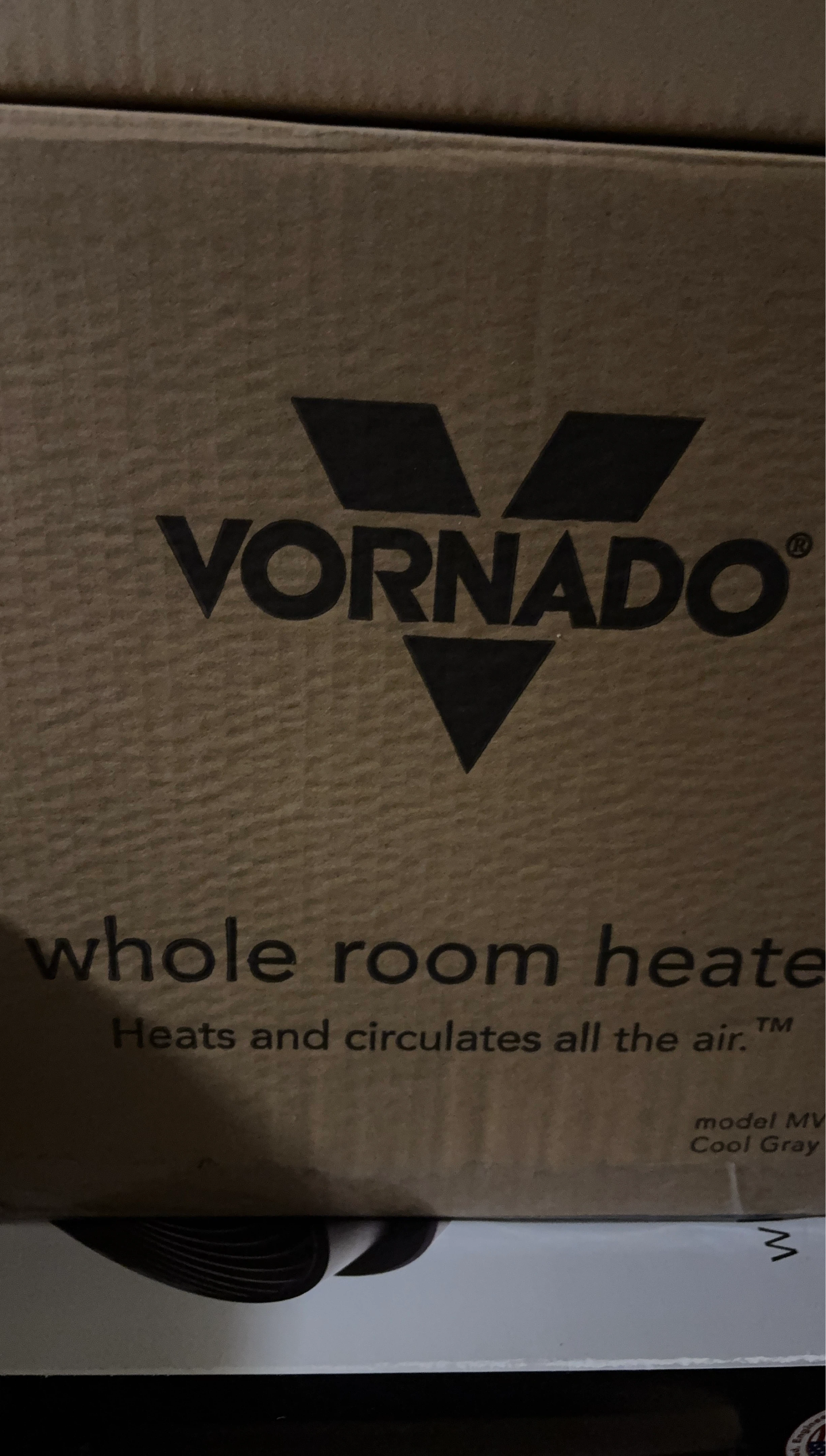 Vornado Whole Room Heater - Cool Gray