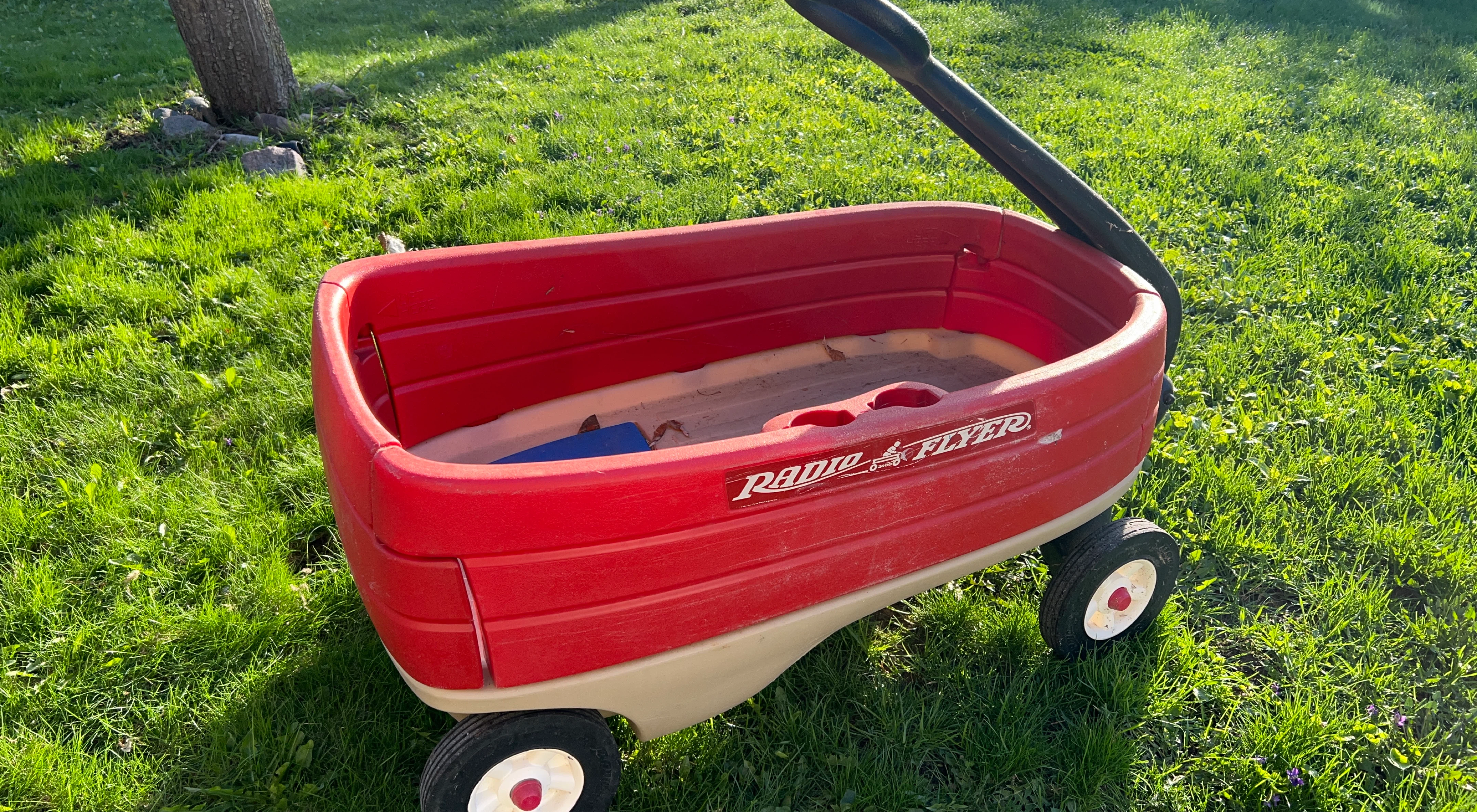 Red Radio Flyer Wagon