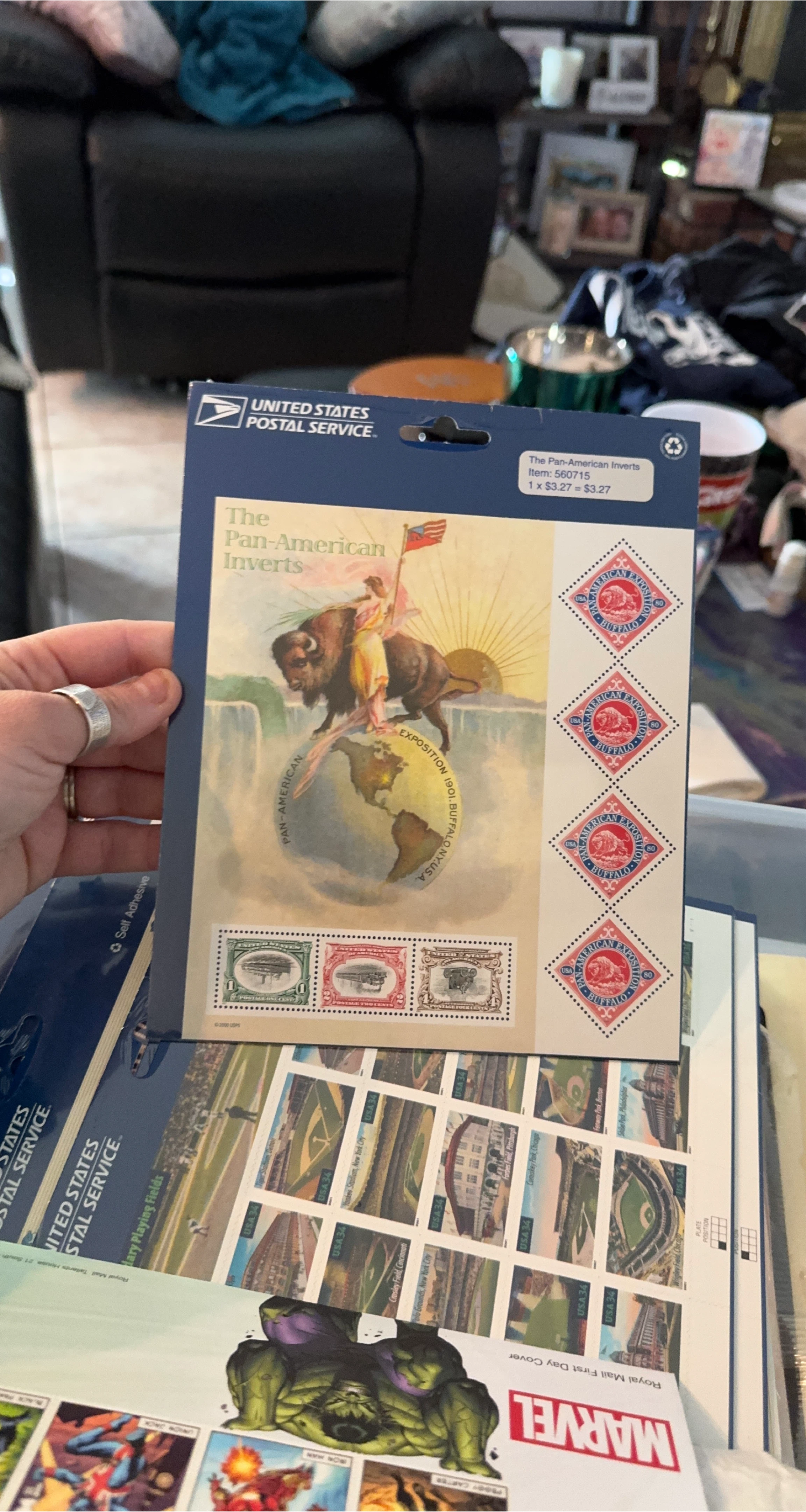 United States Postal Service Pan-American Inverts Stamp Set