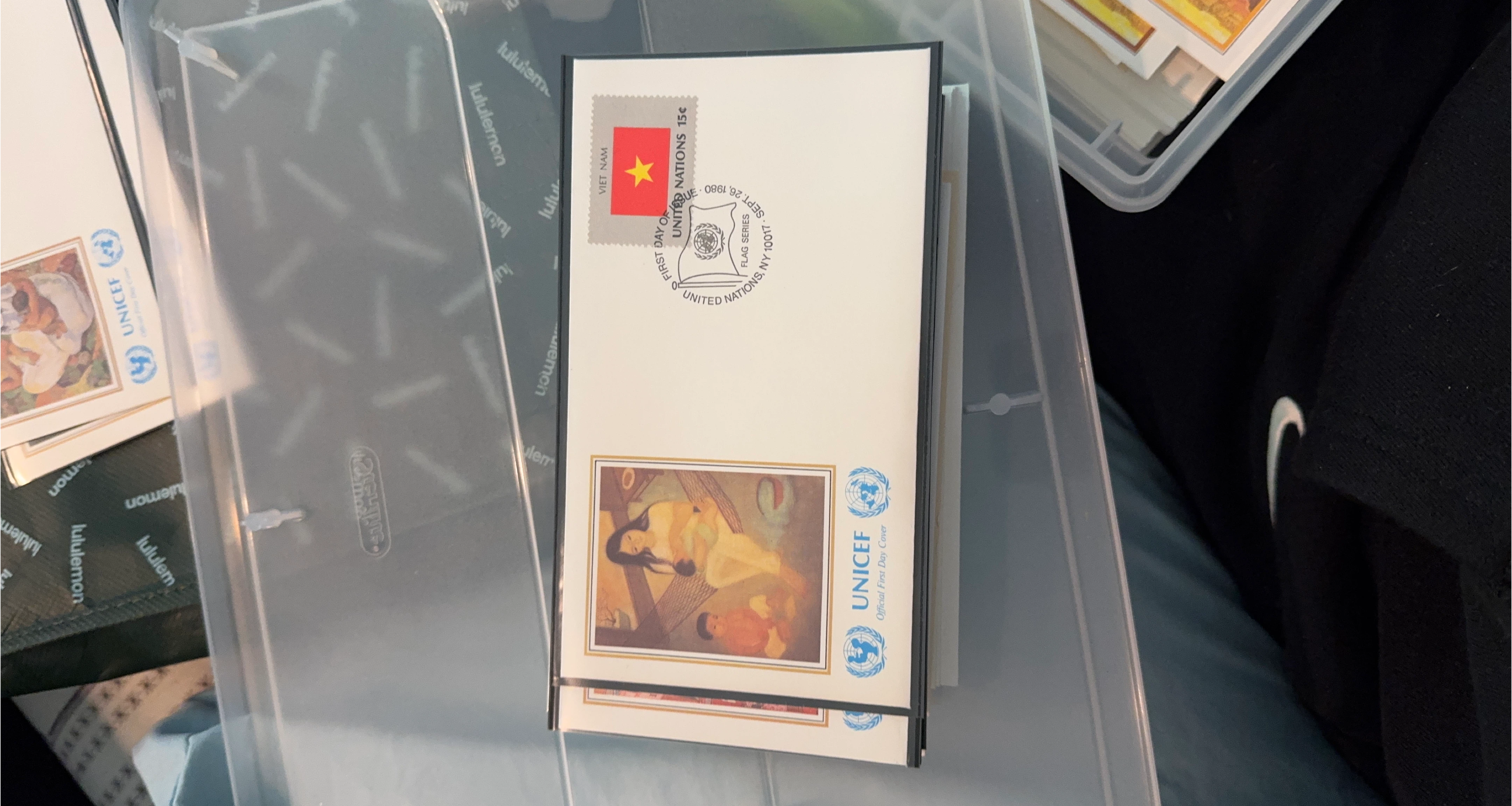 United Nations UNICEF First Day Cover - Vietnam Flag Series 1980