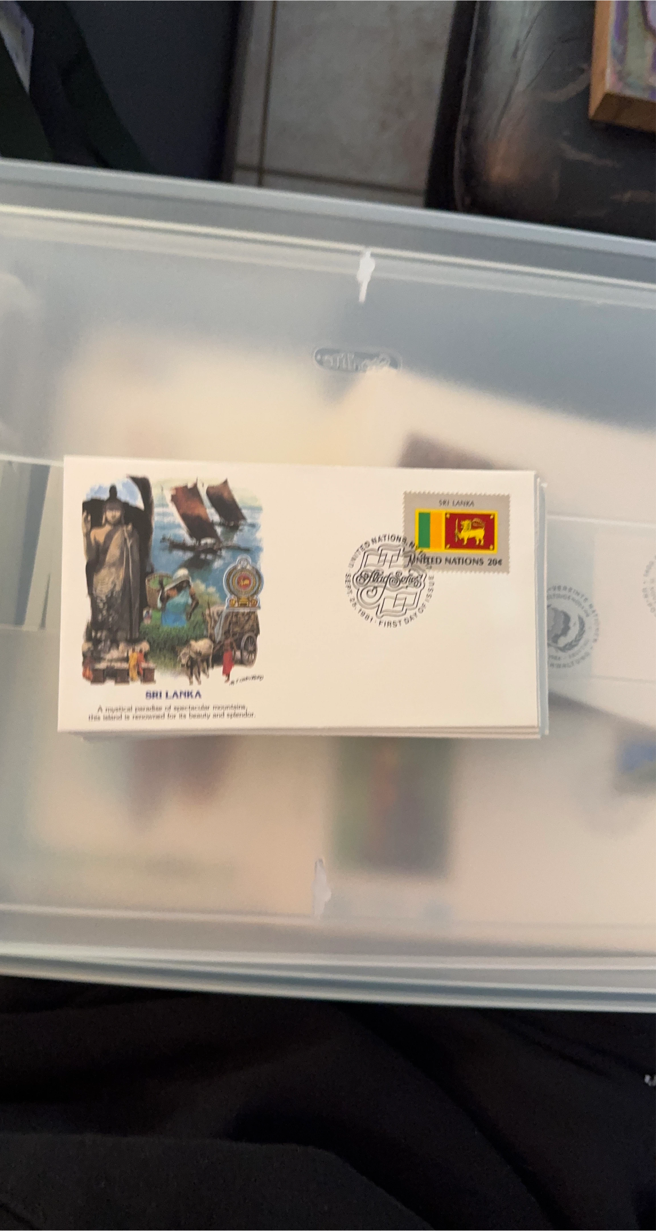 Sri Lanka United Nations Flag Series First Day Cover 1981