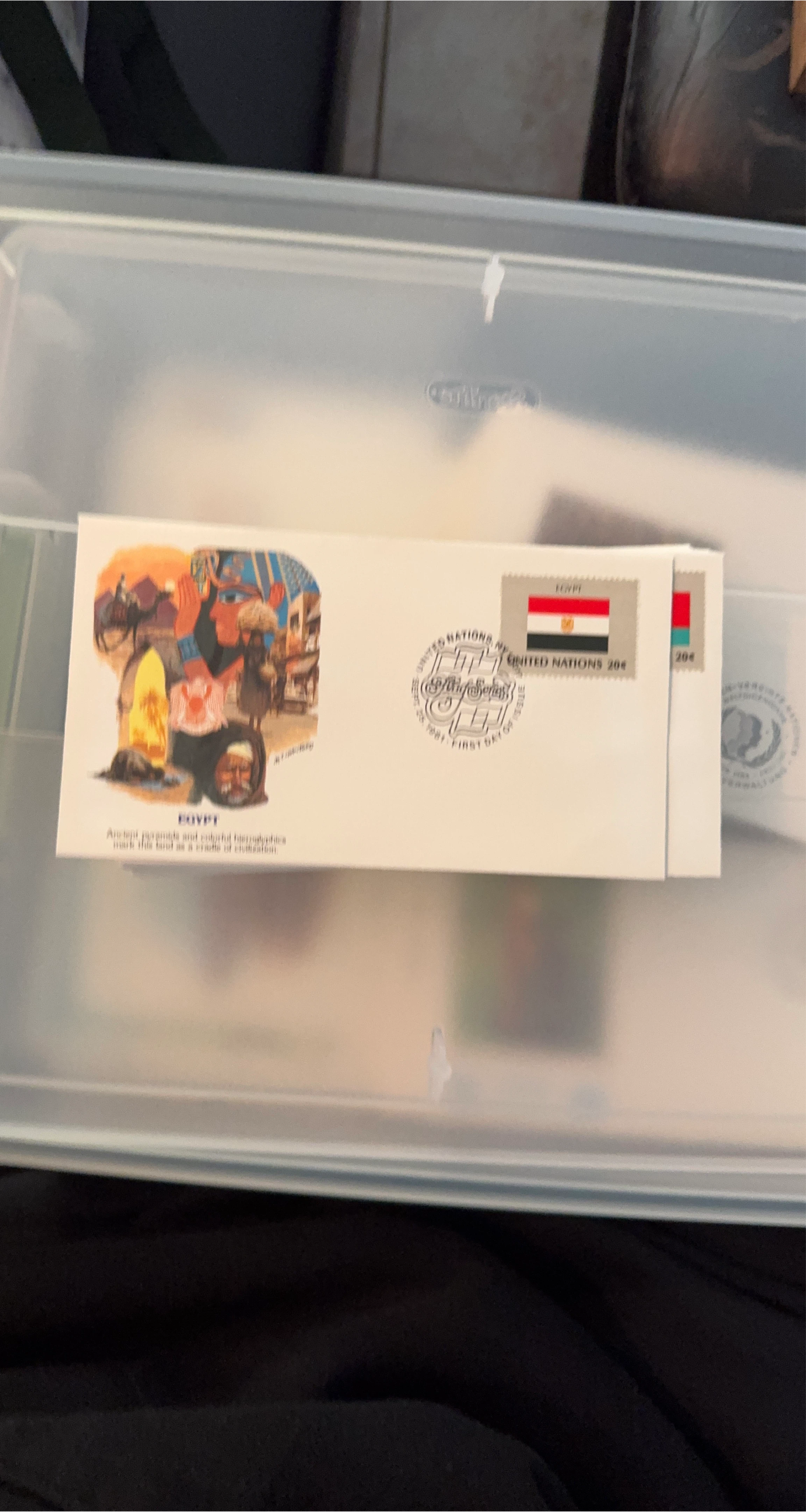 Egypt United Nations First Day of Issue 1981 Cover