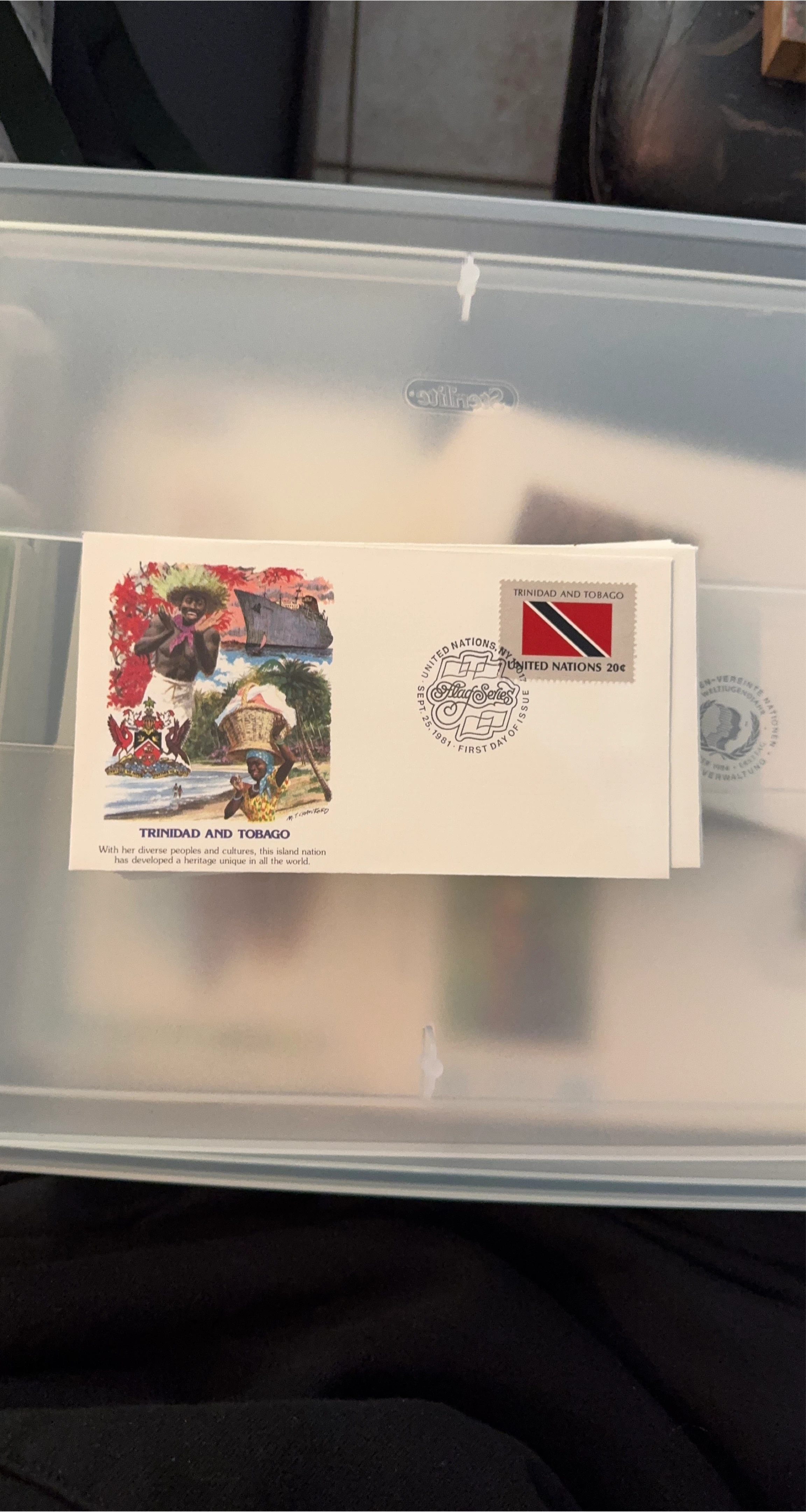 Trinidad and Tobago United Nations Flag Series First Day Cover