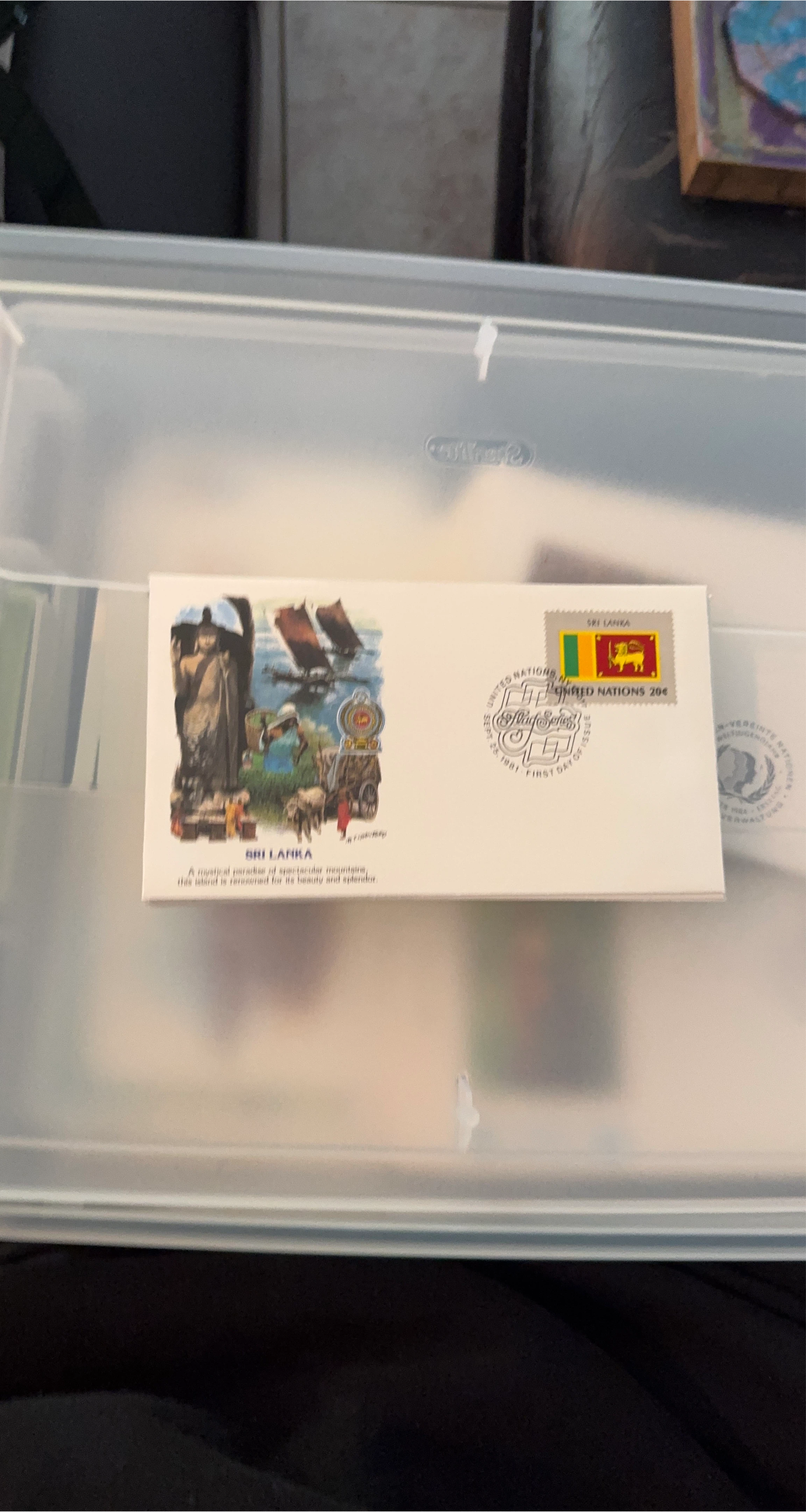 Sri Lanka United Nations First Day Cover 1981