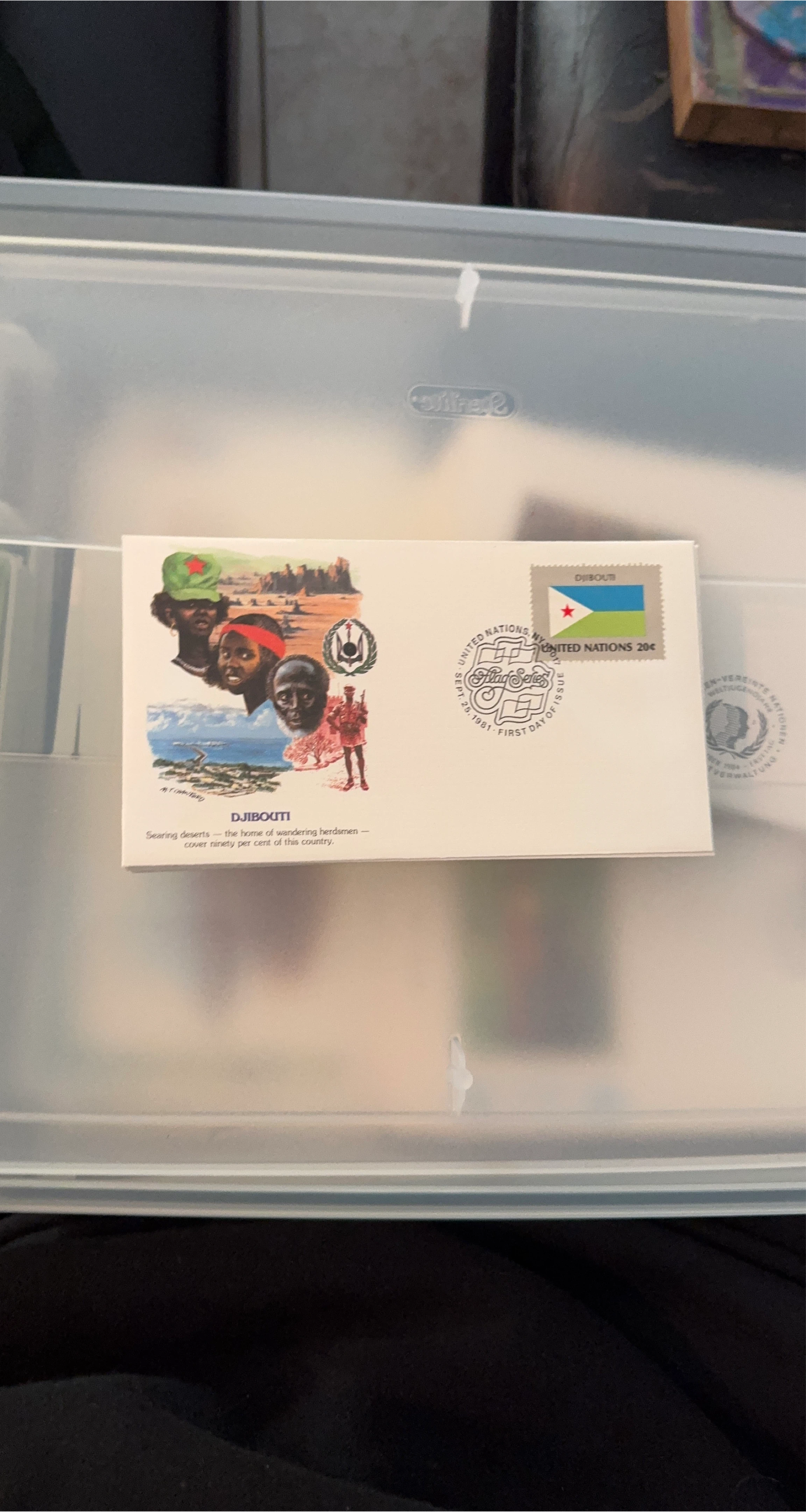 Djibouti United Nations Flag Series First Day of Issue 1981