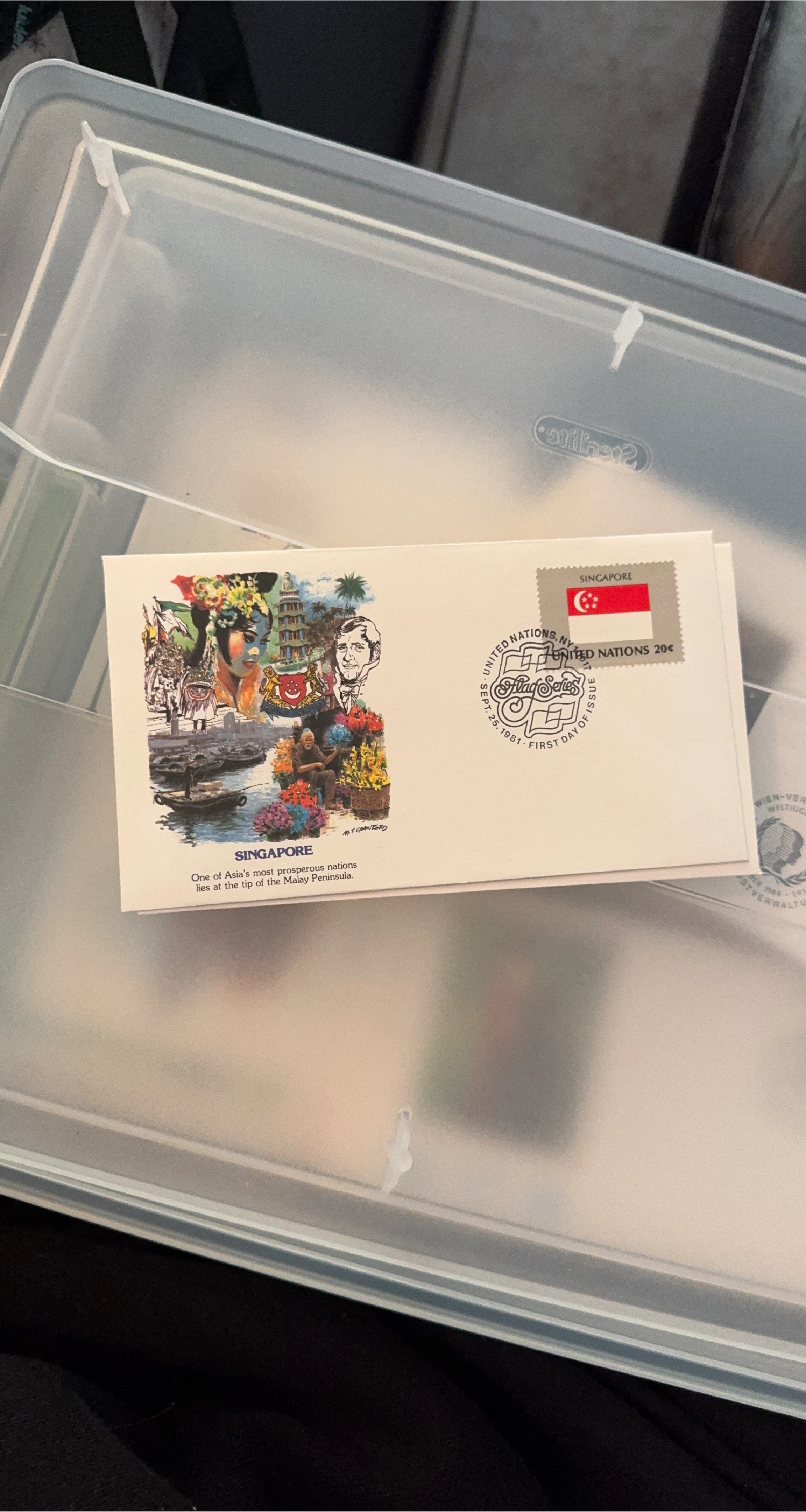 Singapore United Nations First Day Cover 1981