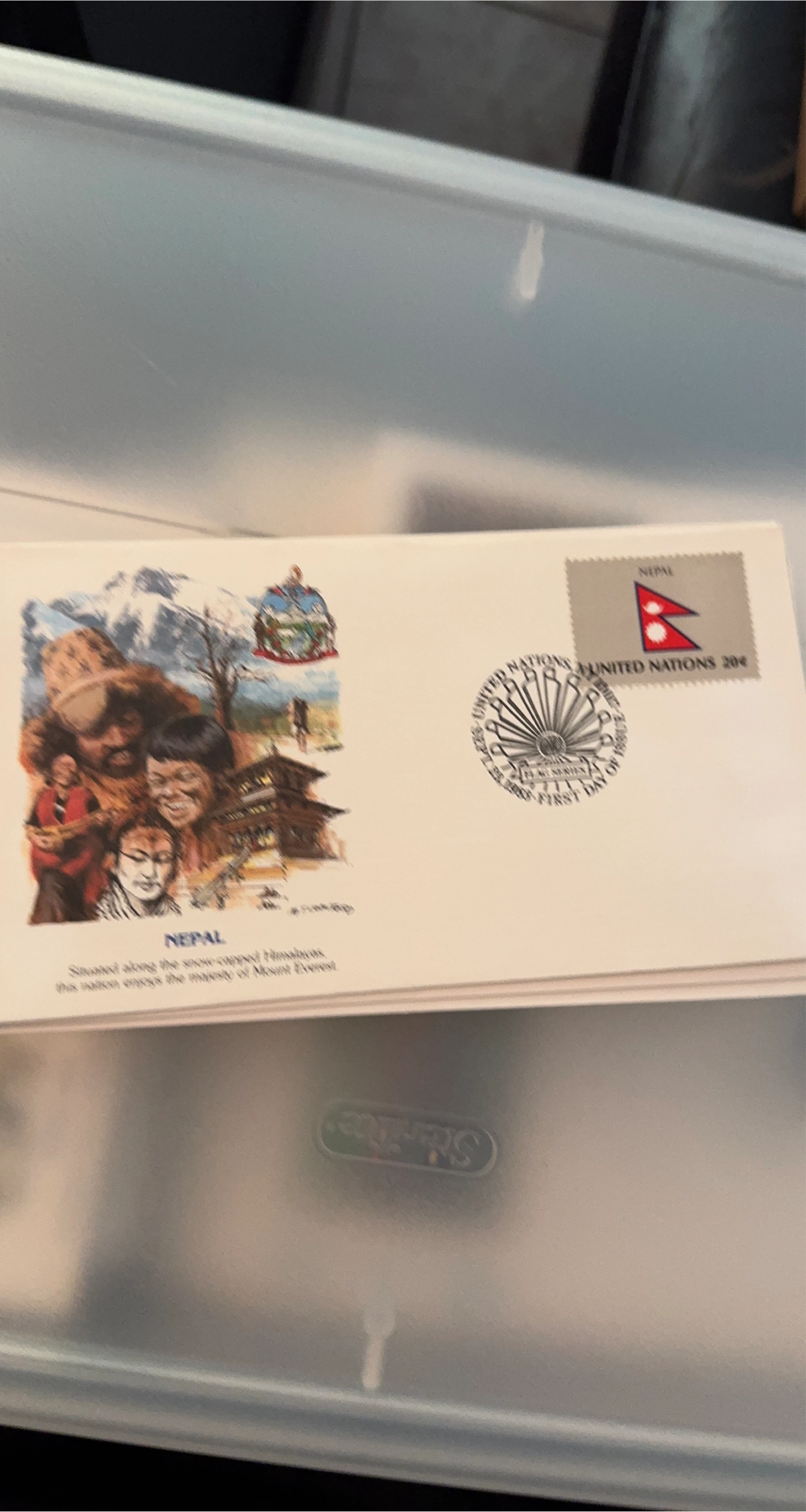 United Nations First Day Cover - Nepal
