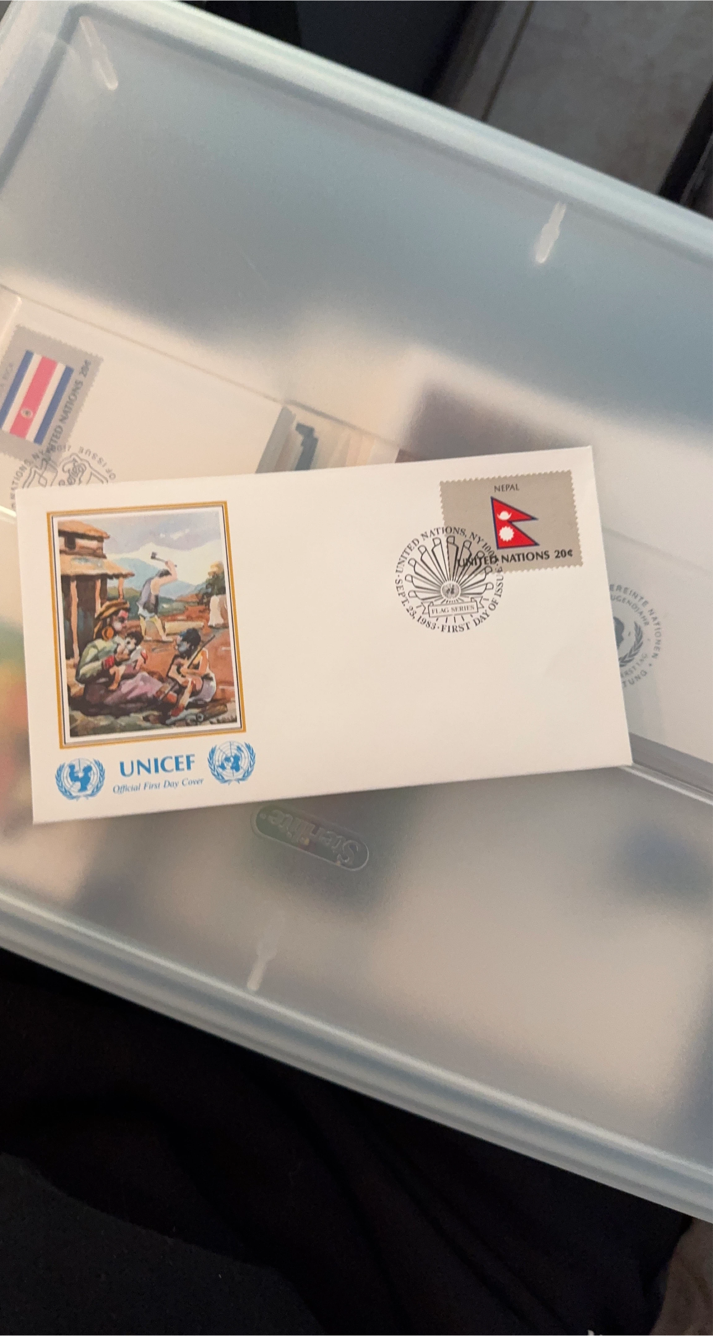 UNICEF Official First Day Cover Nepal 1983