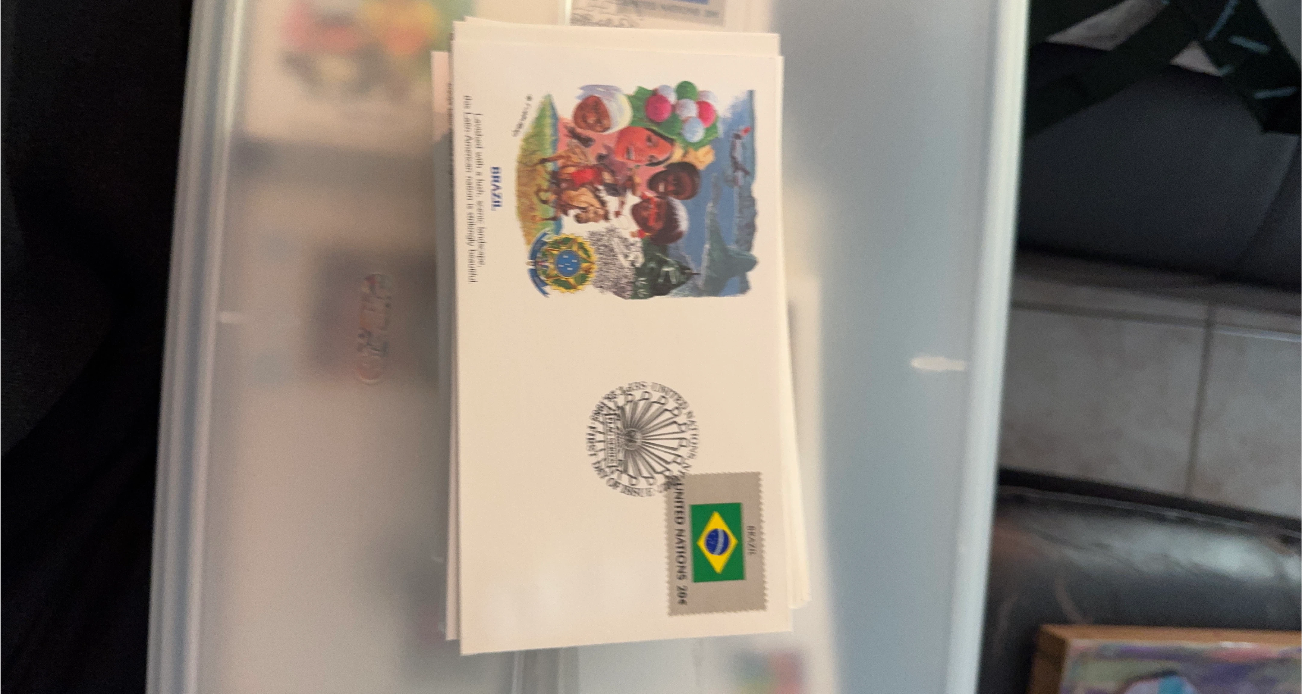 United Nations Brazil Stamp and Cover