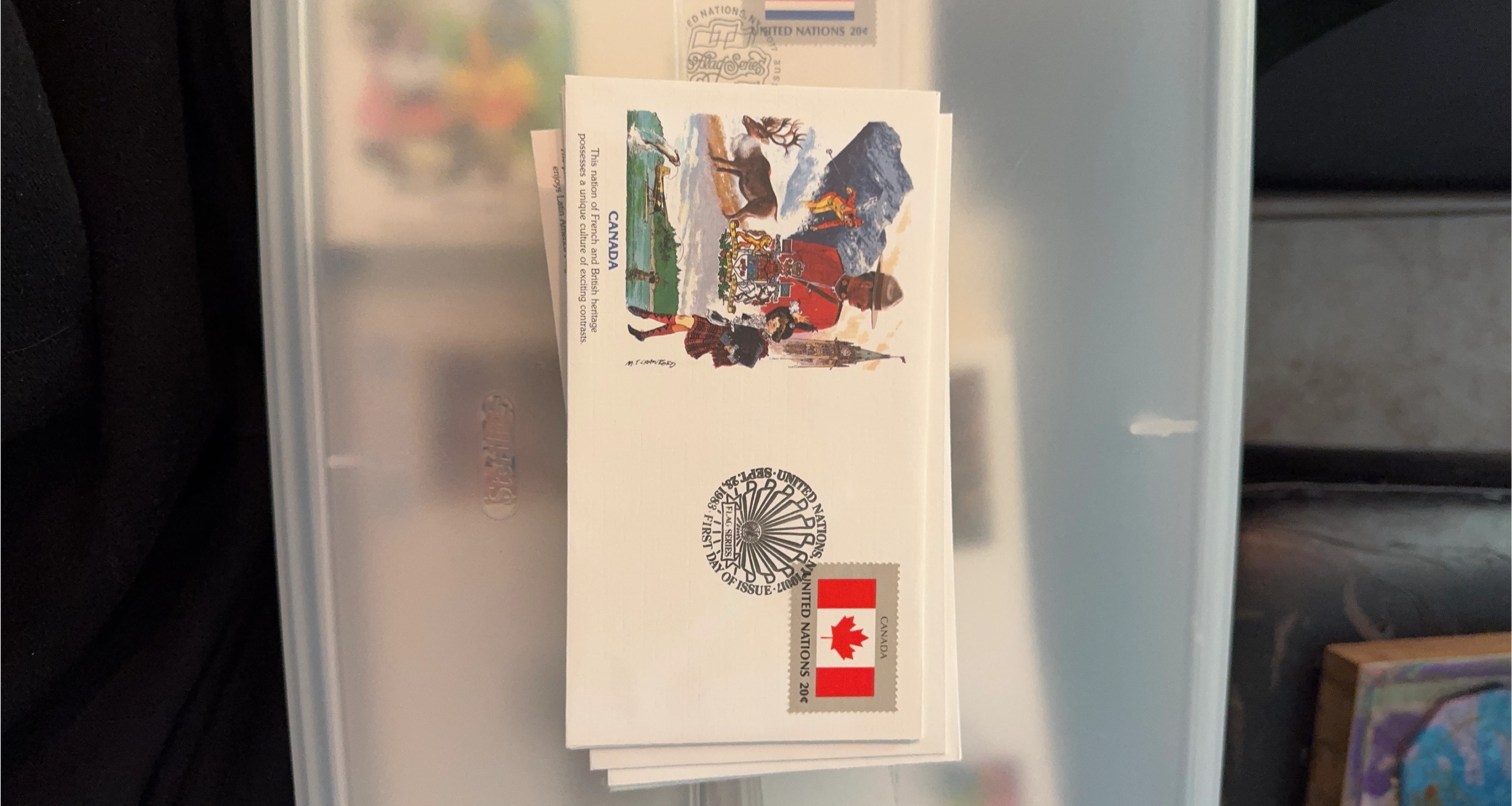 United Nations Canada Flag Series First Day Cover 1983
