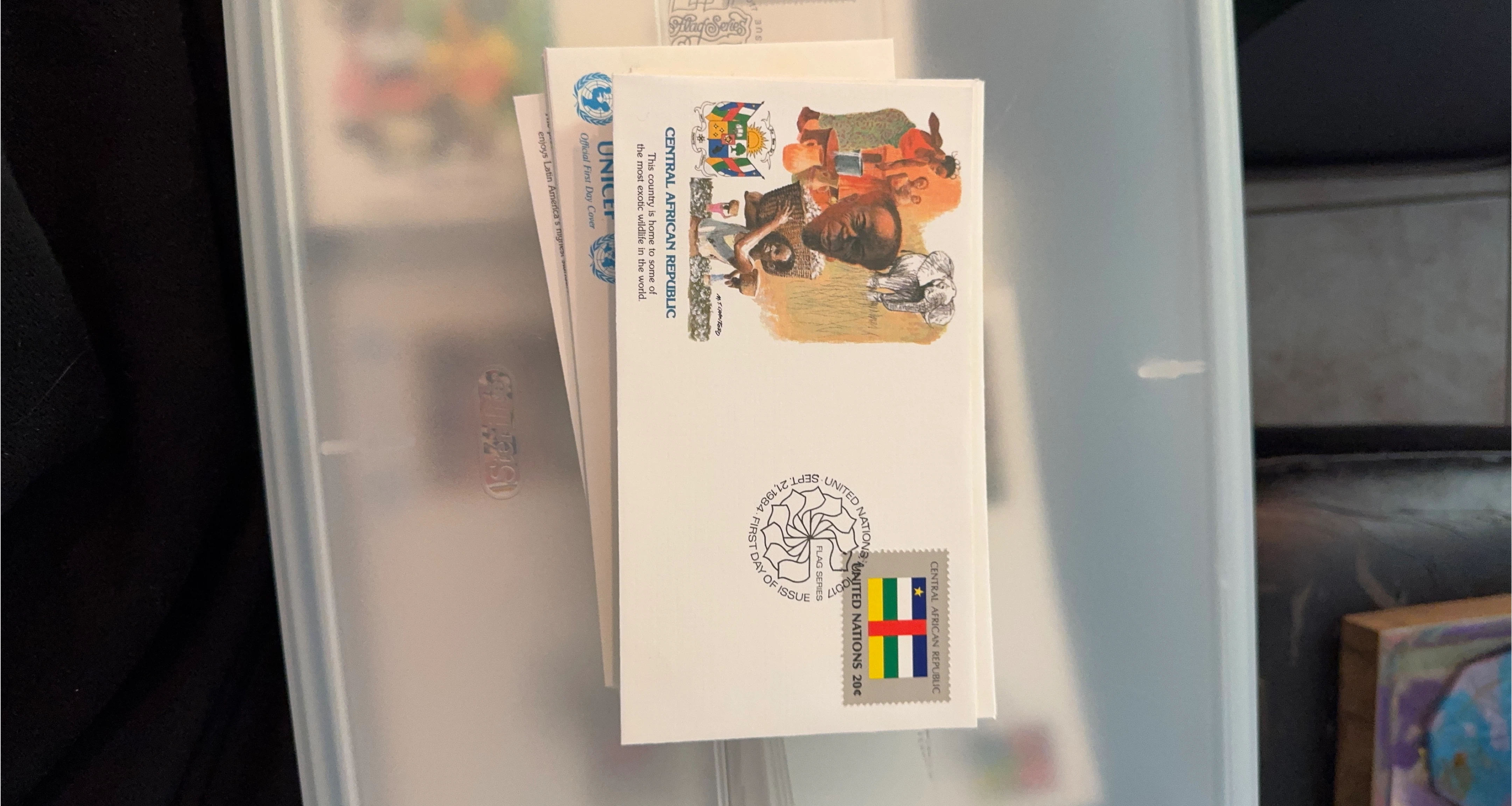Central African Republic Official First Day Cover 1984