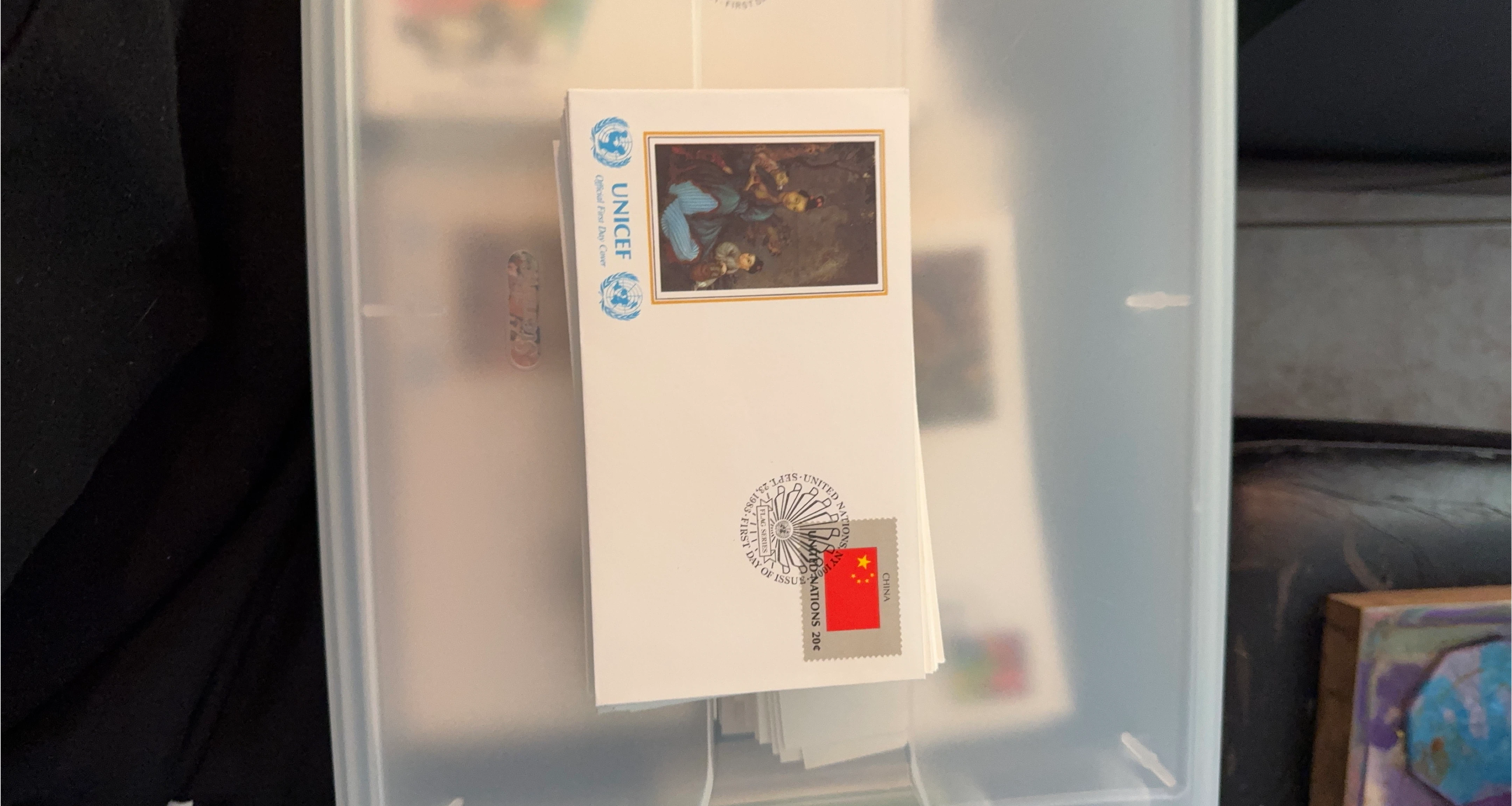 UNICEF Official First Day Cover - China Flag Series 1983