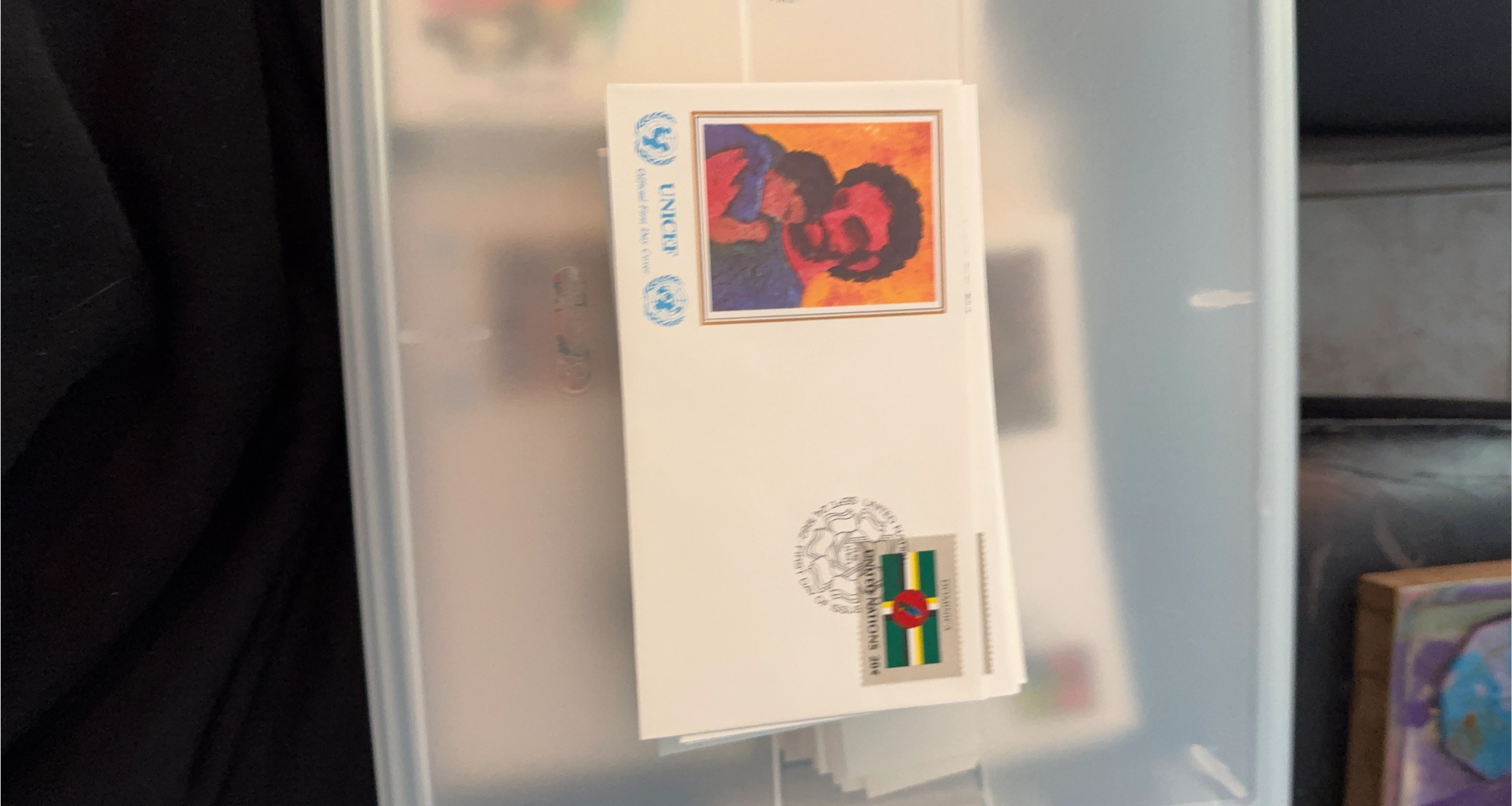UNICEF Children's Art Envelope with Stamp