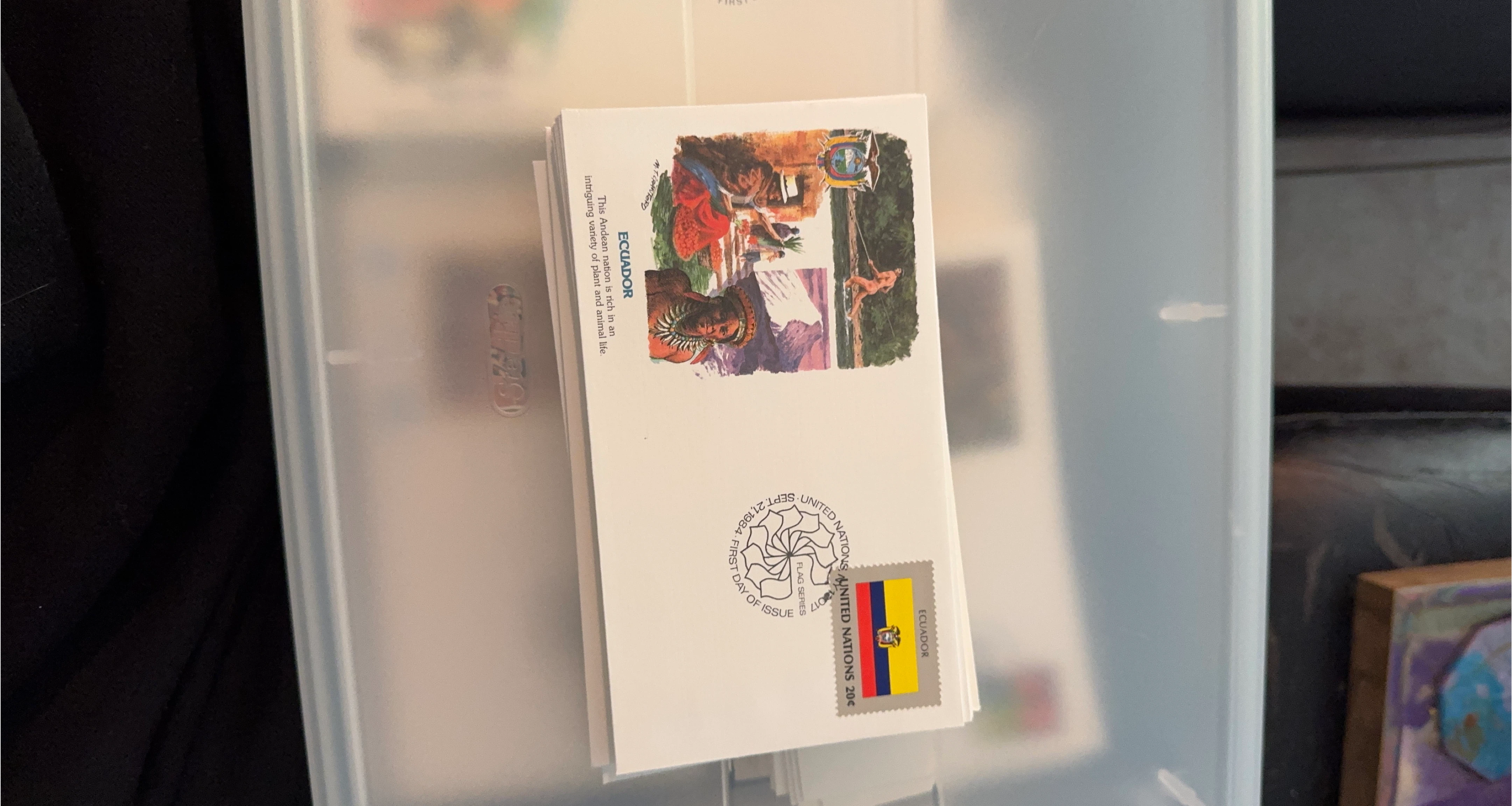 United Nations First Day Cover Ecuador 1984