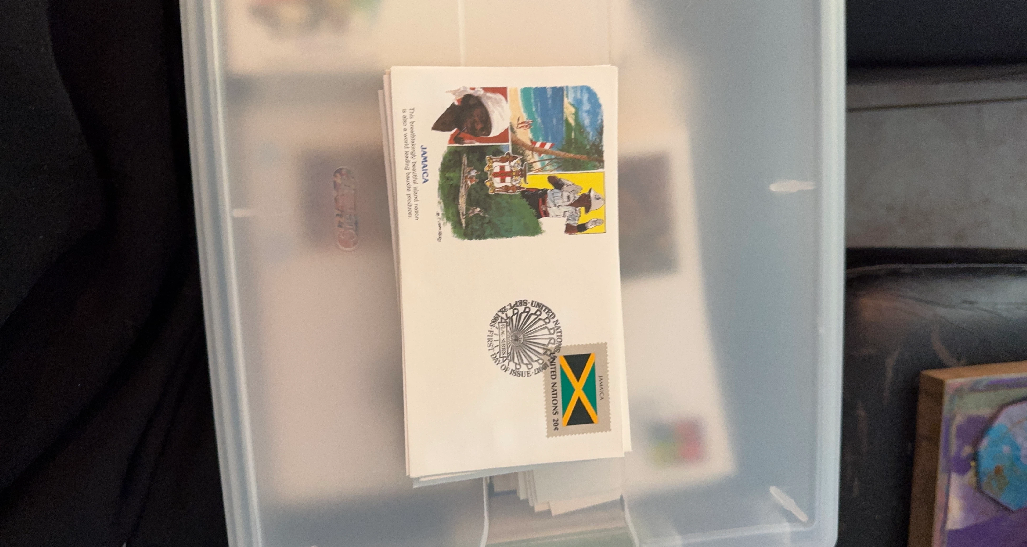 United Nations 20c Jamaica Flag Series First Day Cover 1988