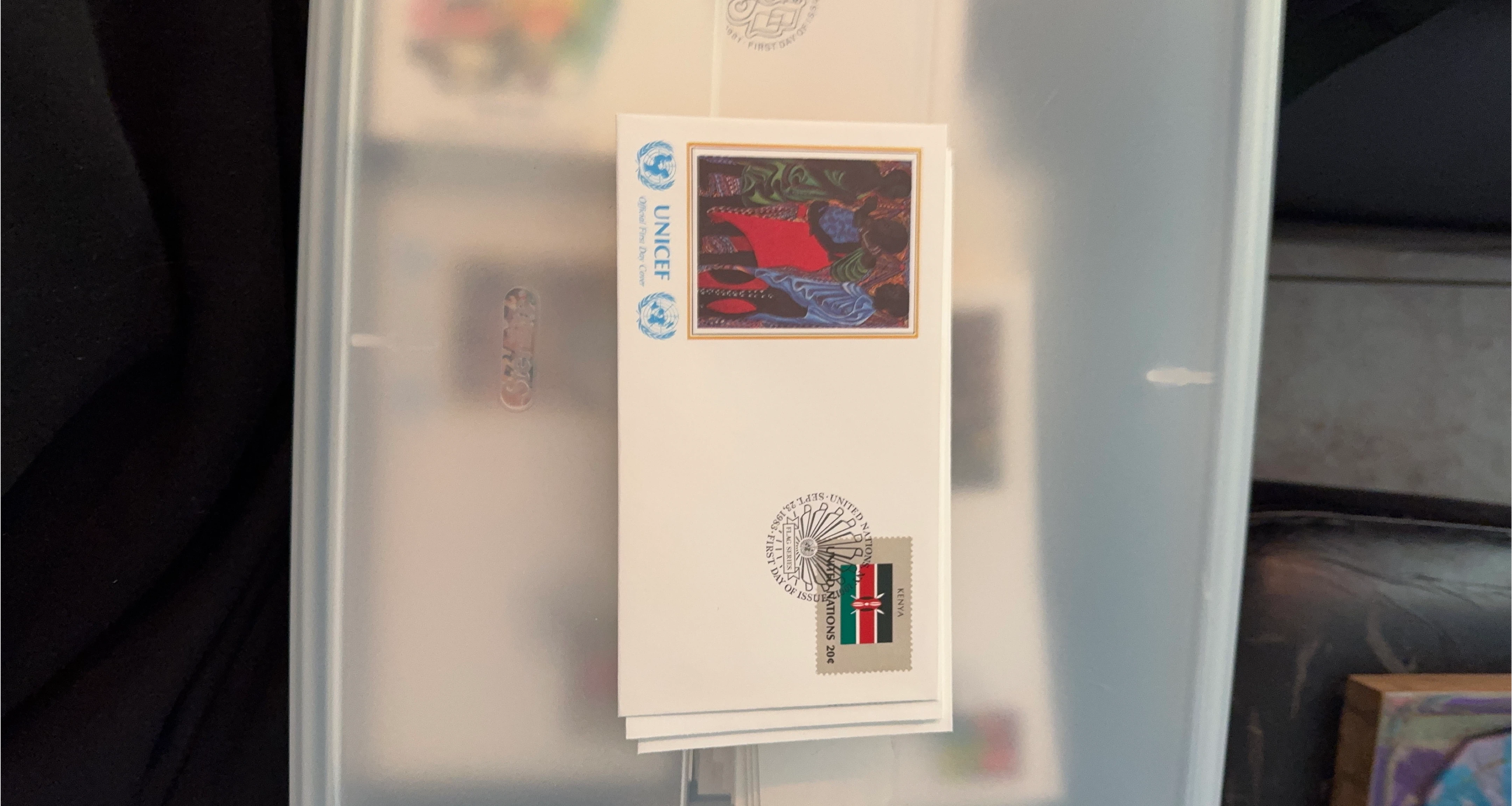 UNICEF Official First Day Cover Kenya Flag Series 1983