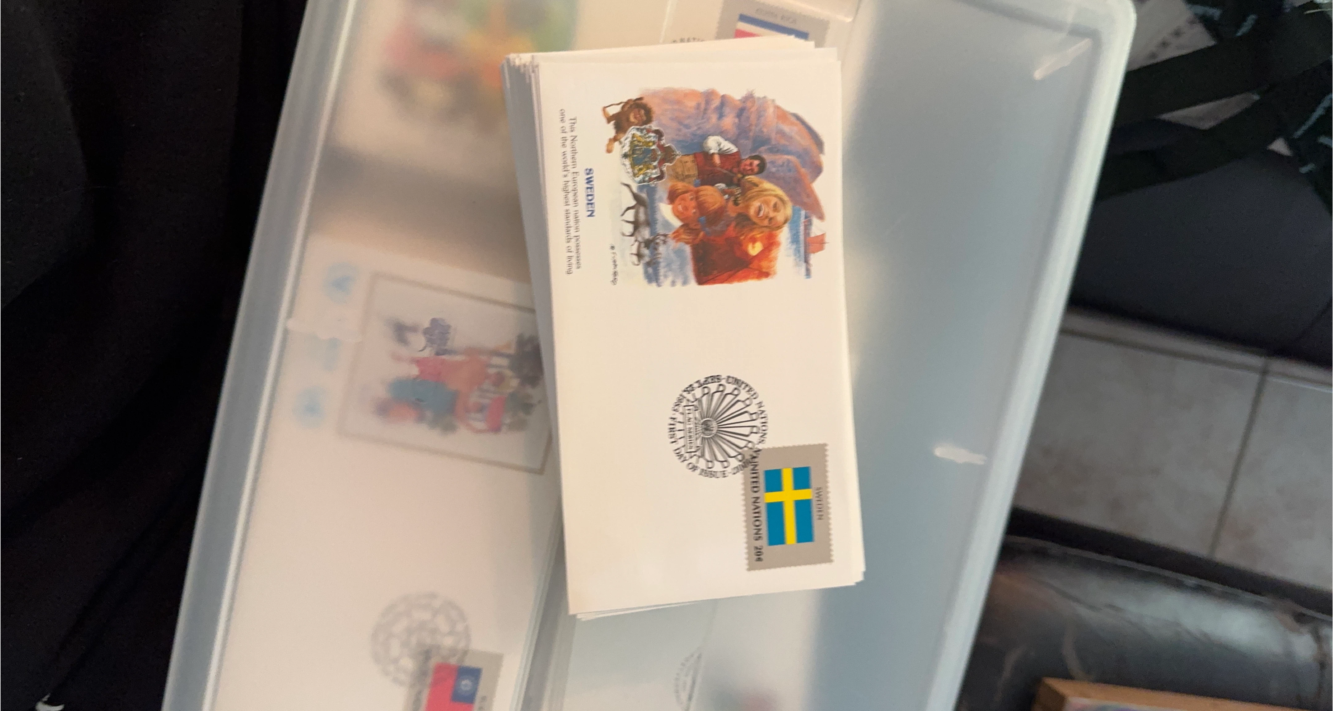 Sweden United Nations Stamp First Day Cover 1983