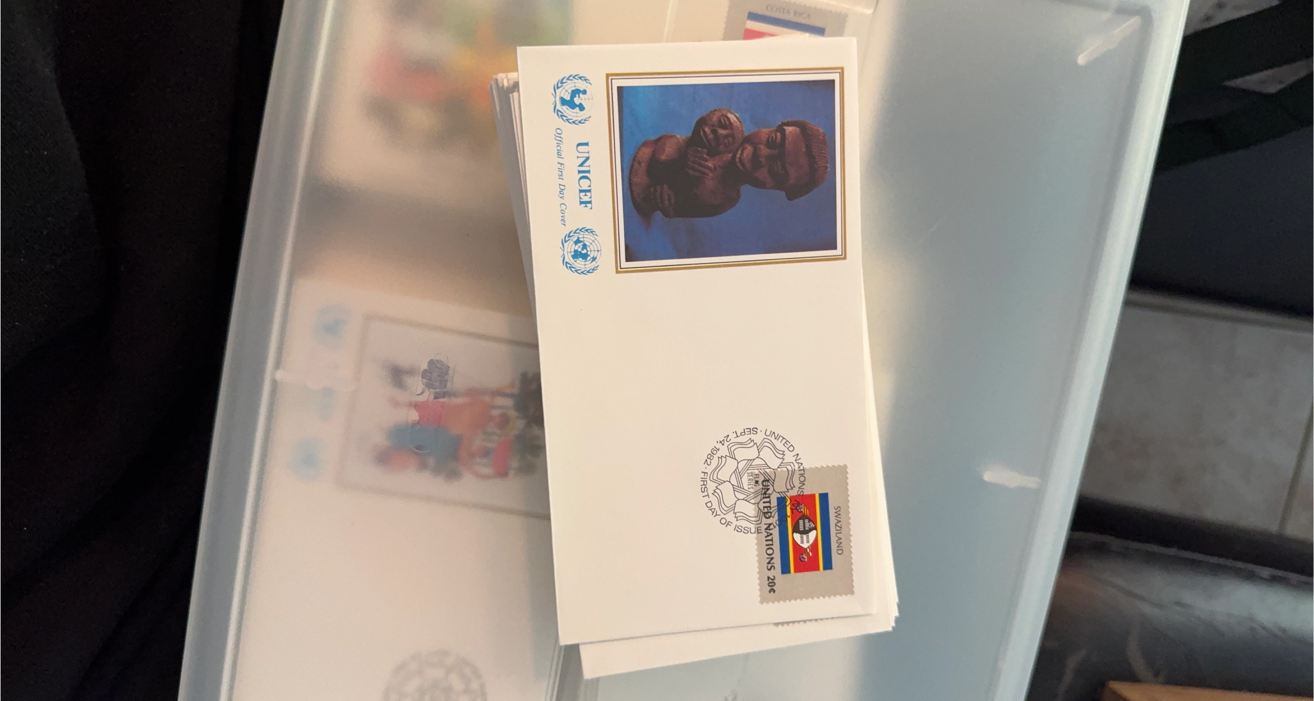 UNICEF Official First Day Cover - Swaziland 20c - Sept. 24, 1982