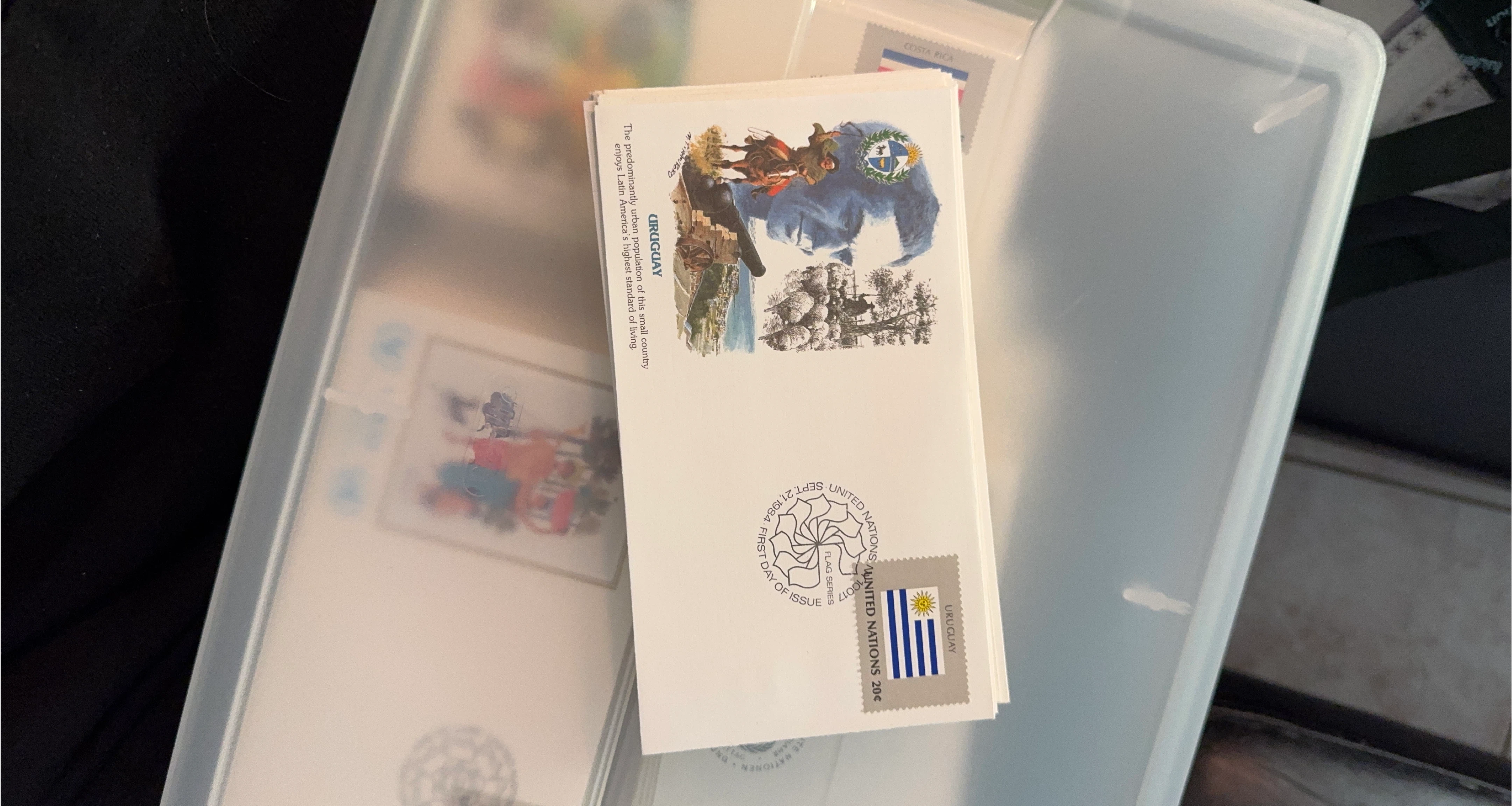United Nations Flag Series First Day Cover - Uruguay 1984