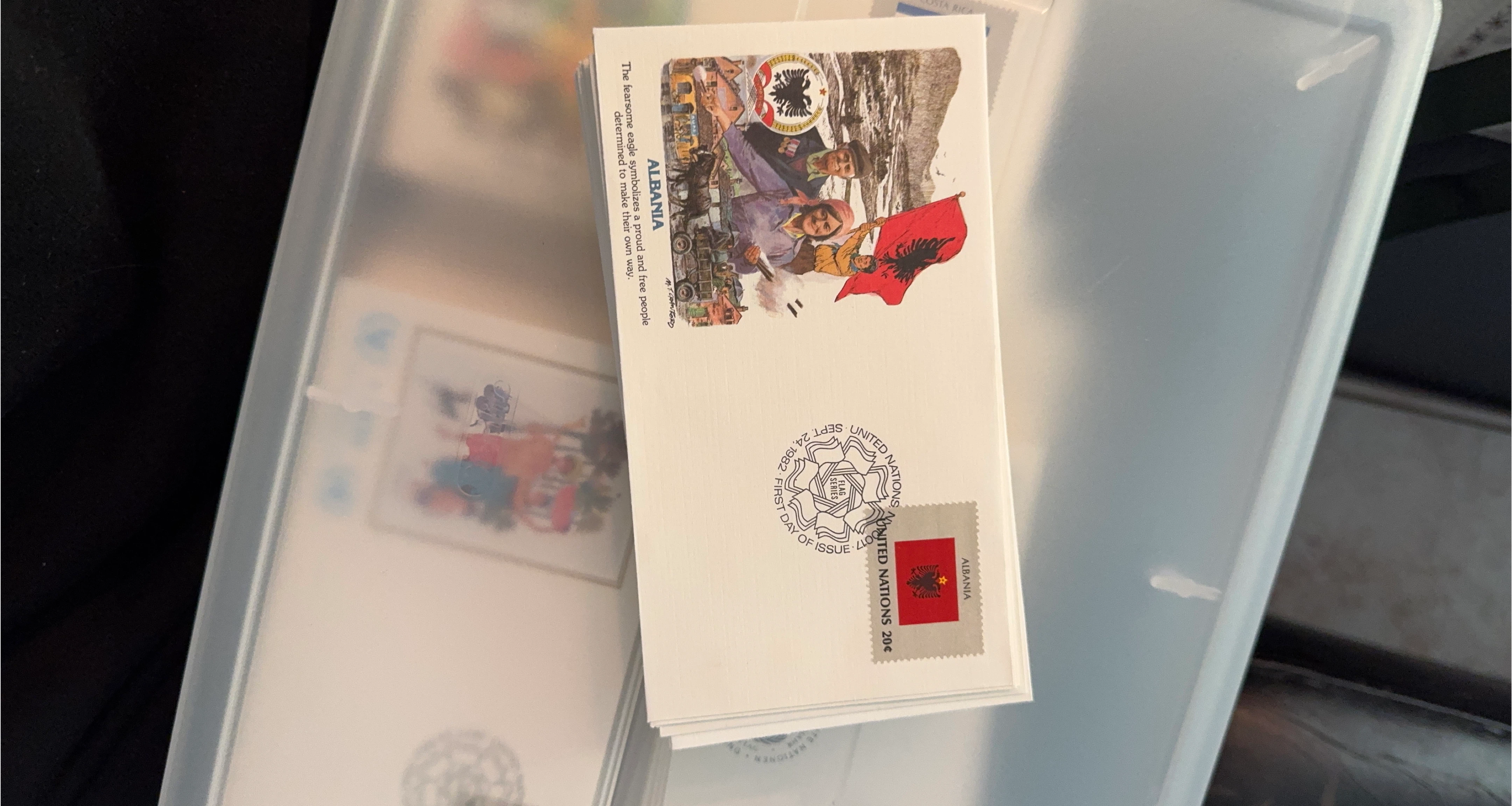 Albania United Nations First Day Cover Stamp 1982
