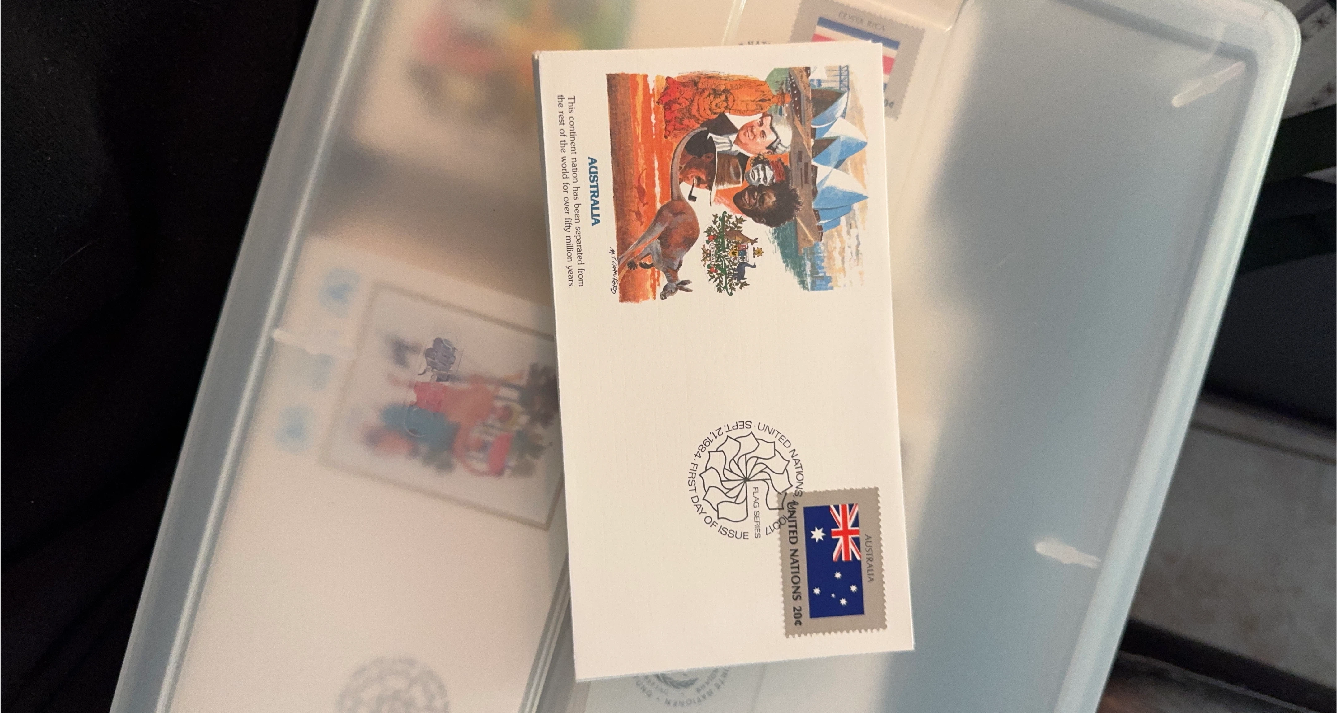 United Nations Flag Series Australia 20c First Day Cover