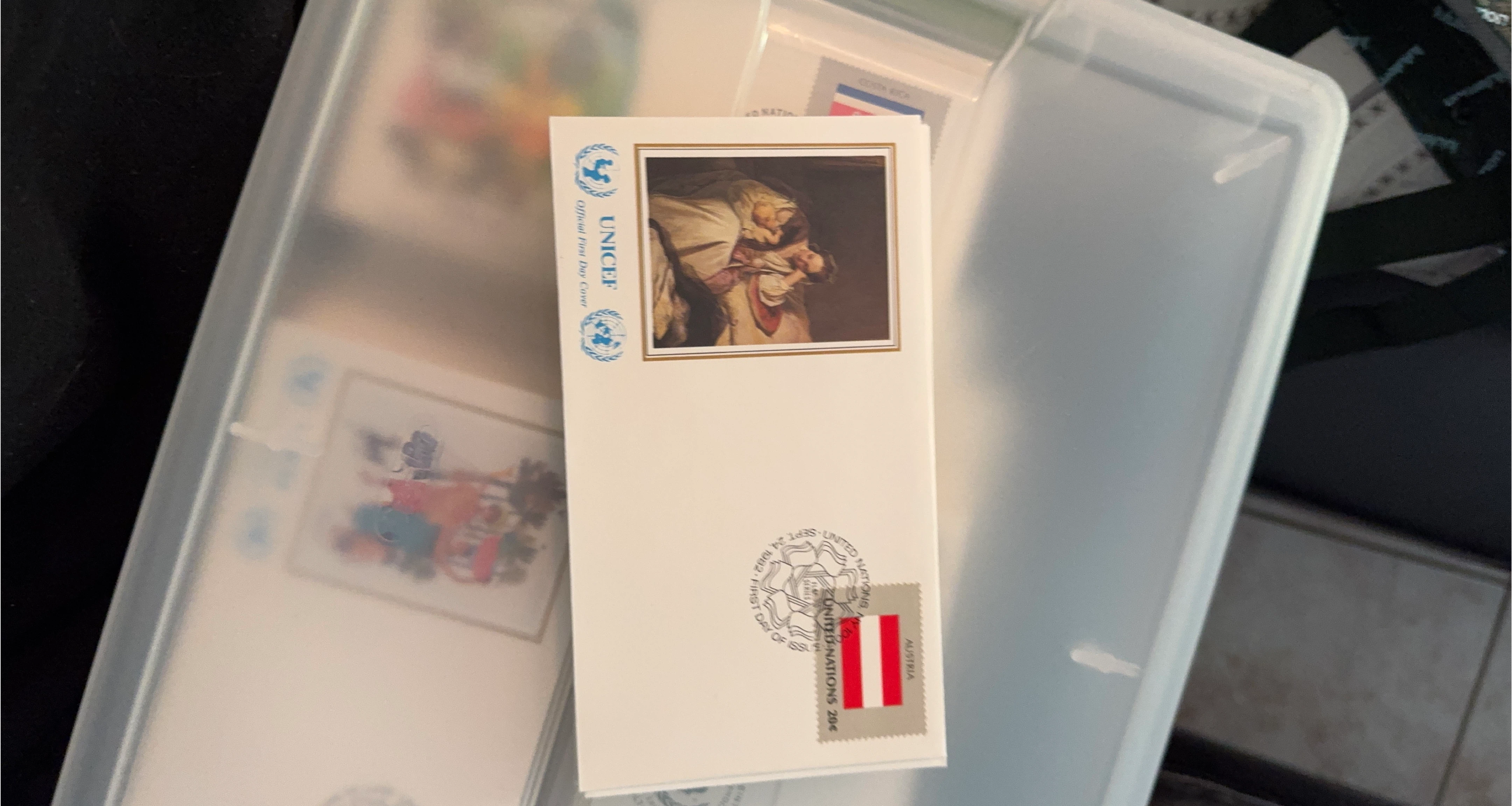 UNICEF Official First Day Cover - United Nations 20c