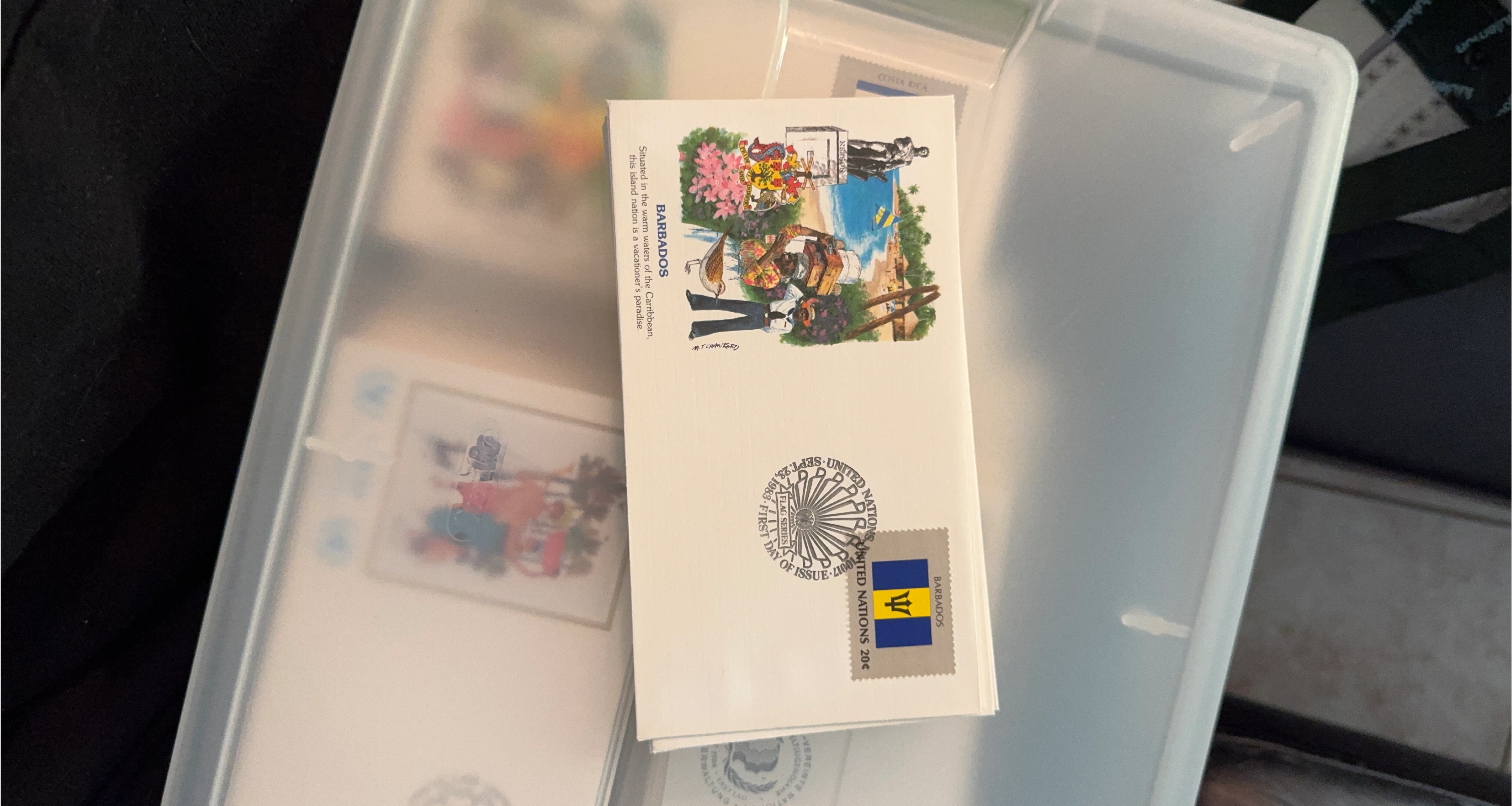 Barbados United Nations Flag Series First Day Cover 1983