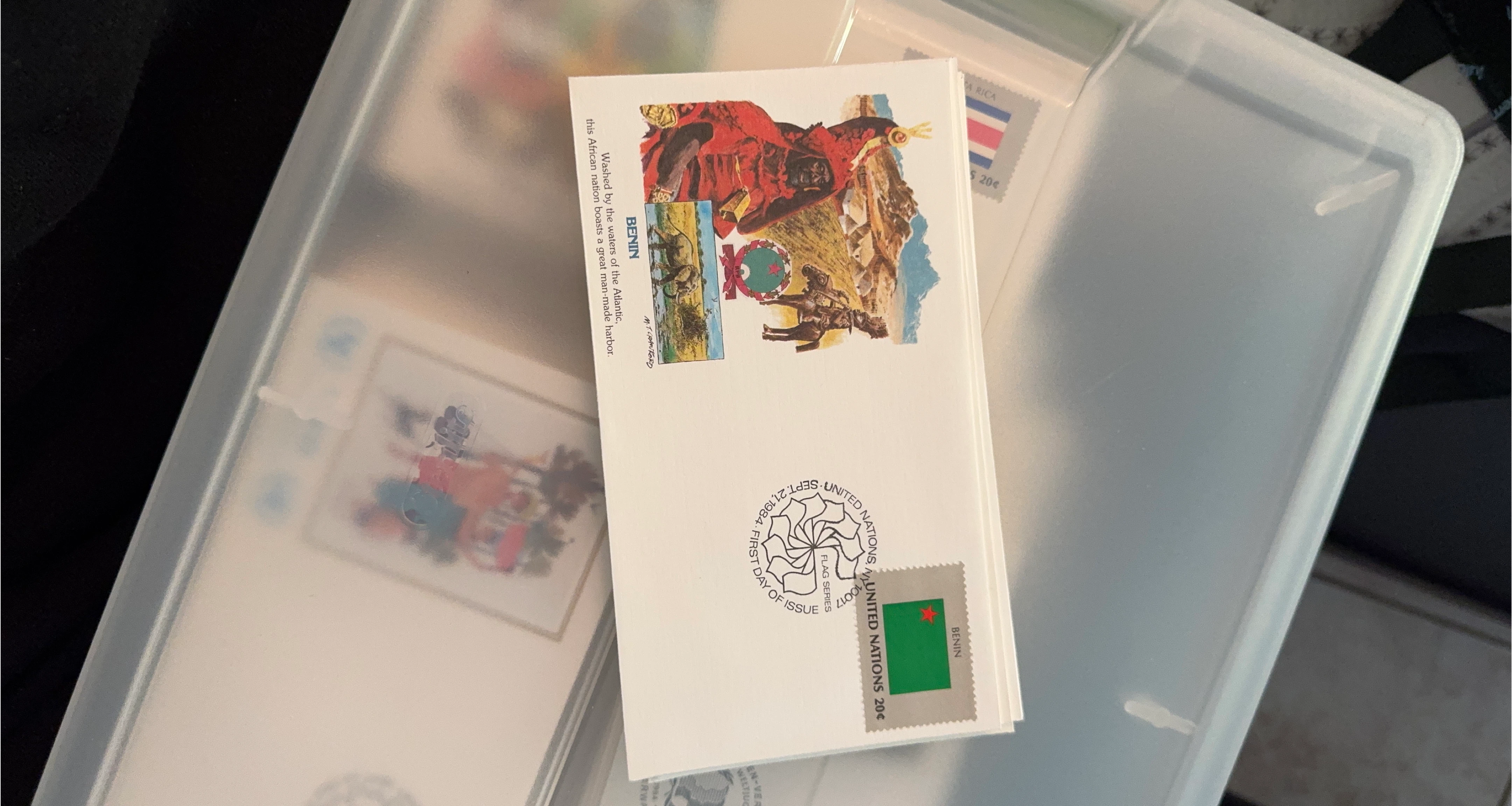 United Nations Benin First Day of Issue Stamp 1984