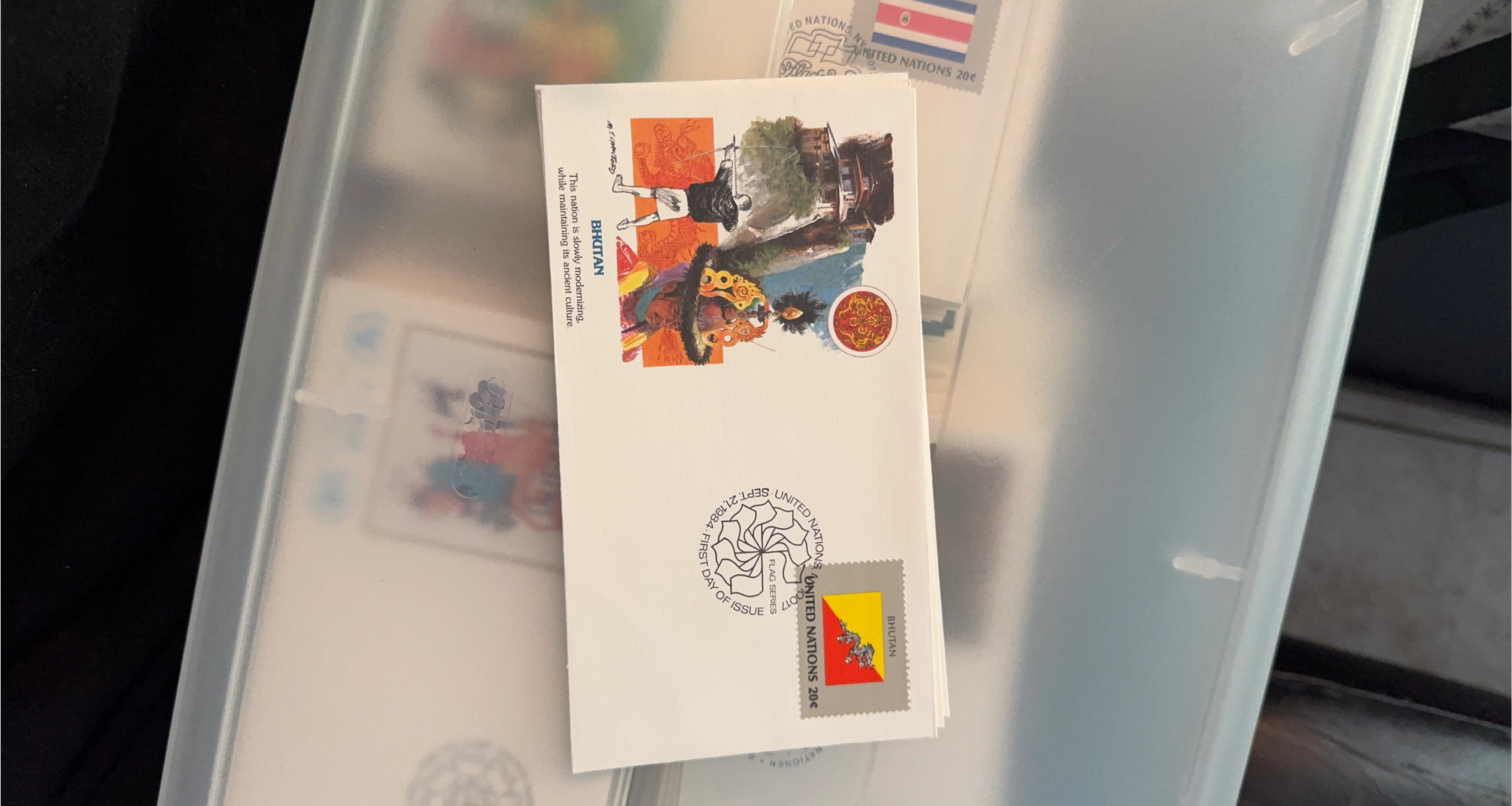 United Nations 1984 First Day of Issue Cover - Bhutan