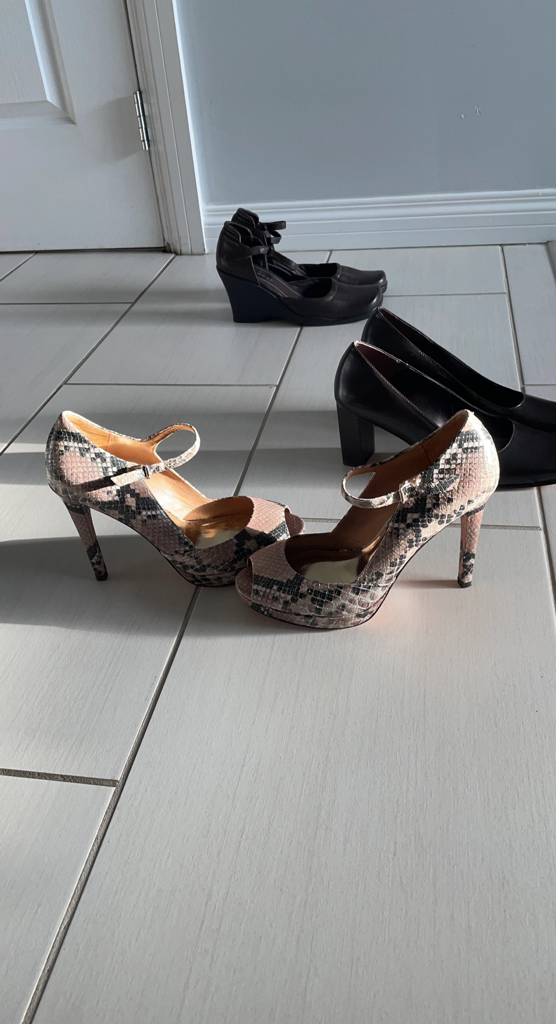 Coach Women's Peep Toe platform Heels
