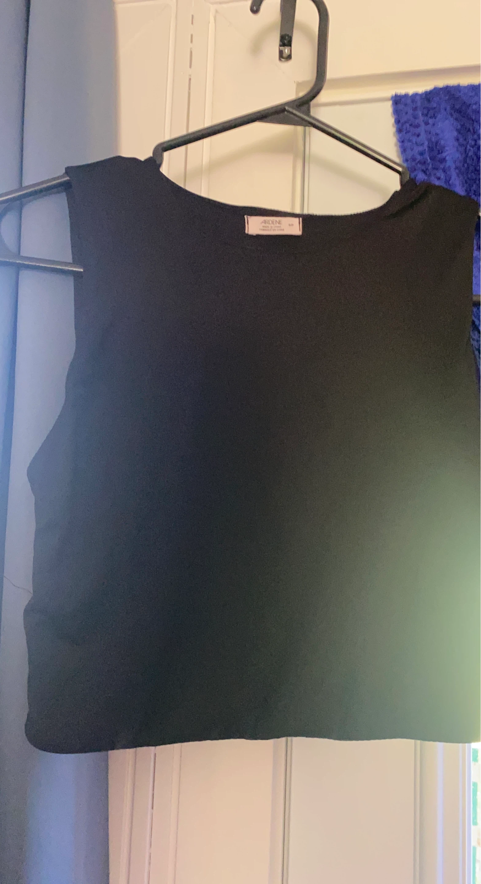Ardene Black Tank Top Size S