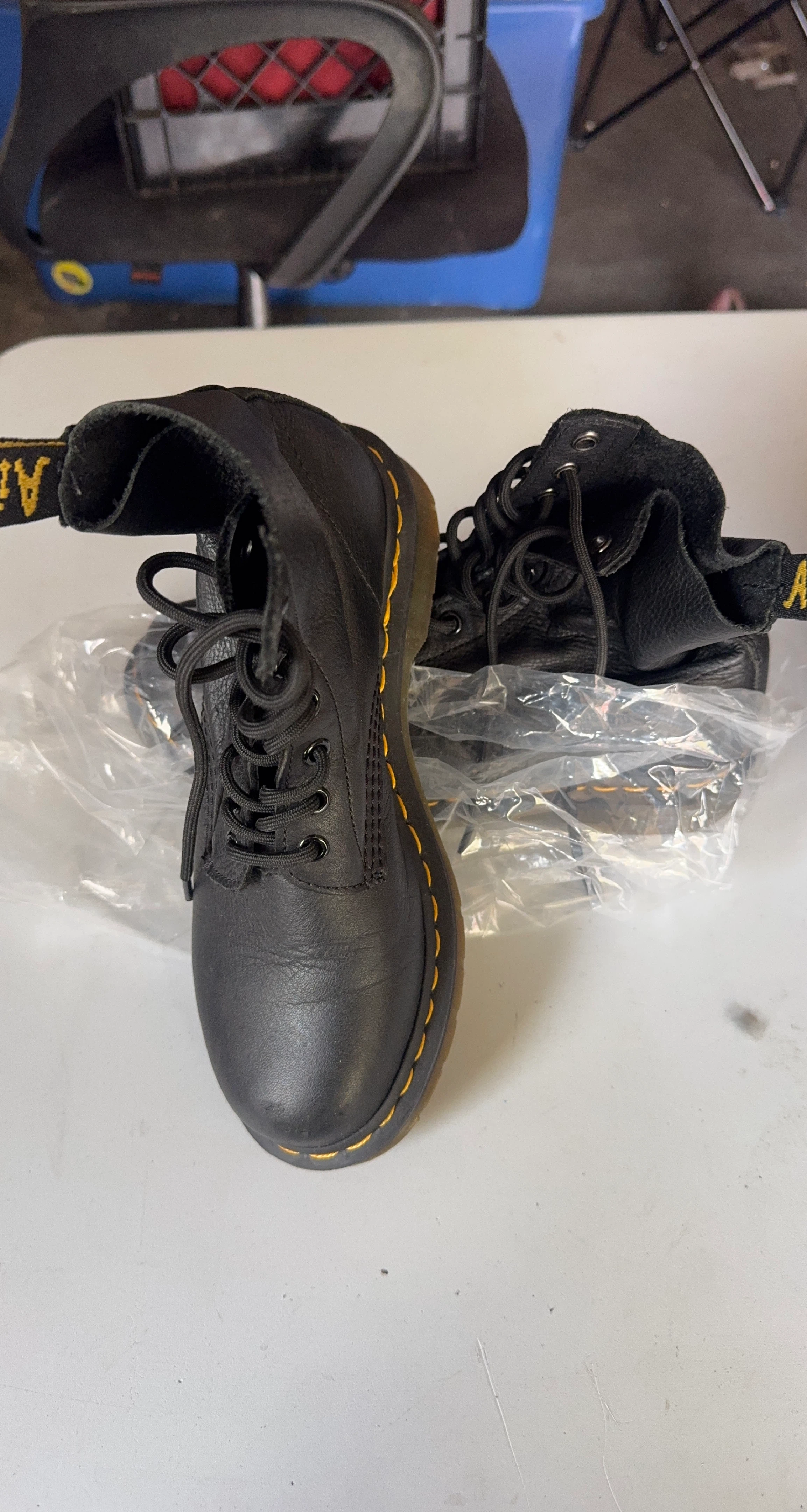 Dr. Martens Black Leather Boots