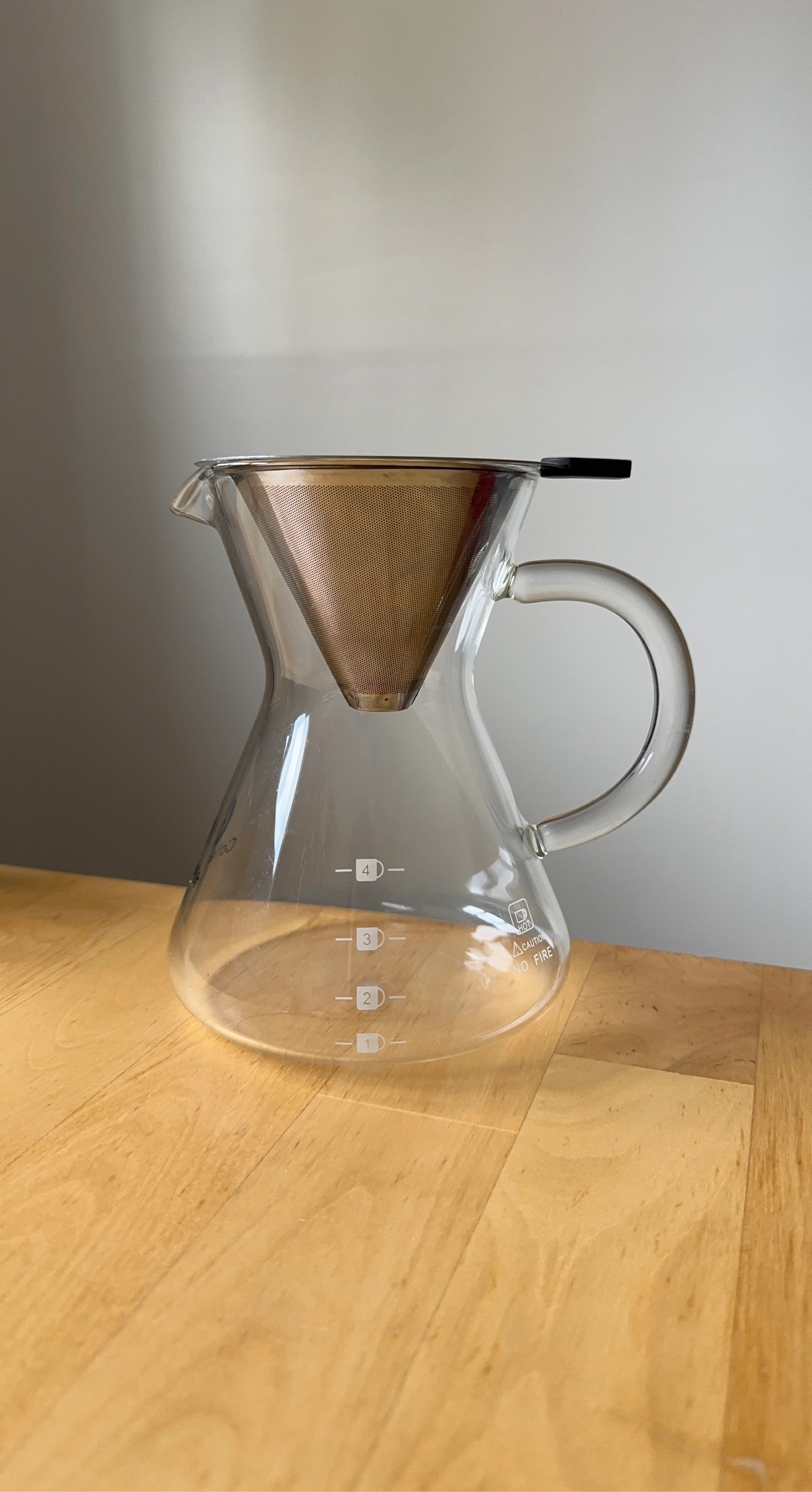 Coffee Gator Pour Over Coffee Maker with Reusable Filter