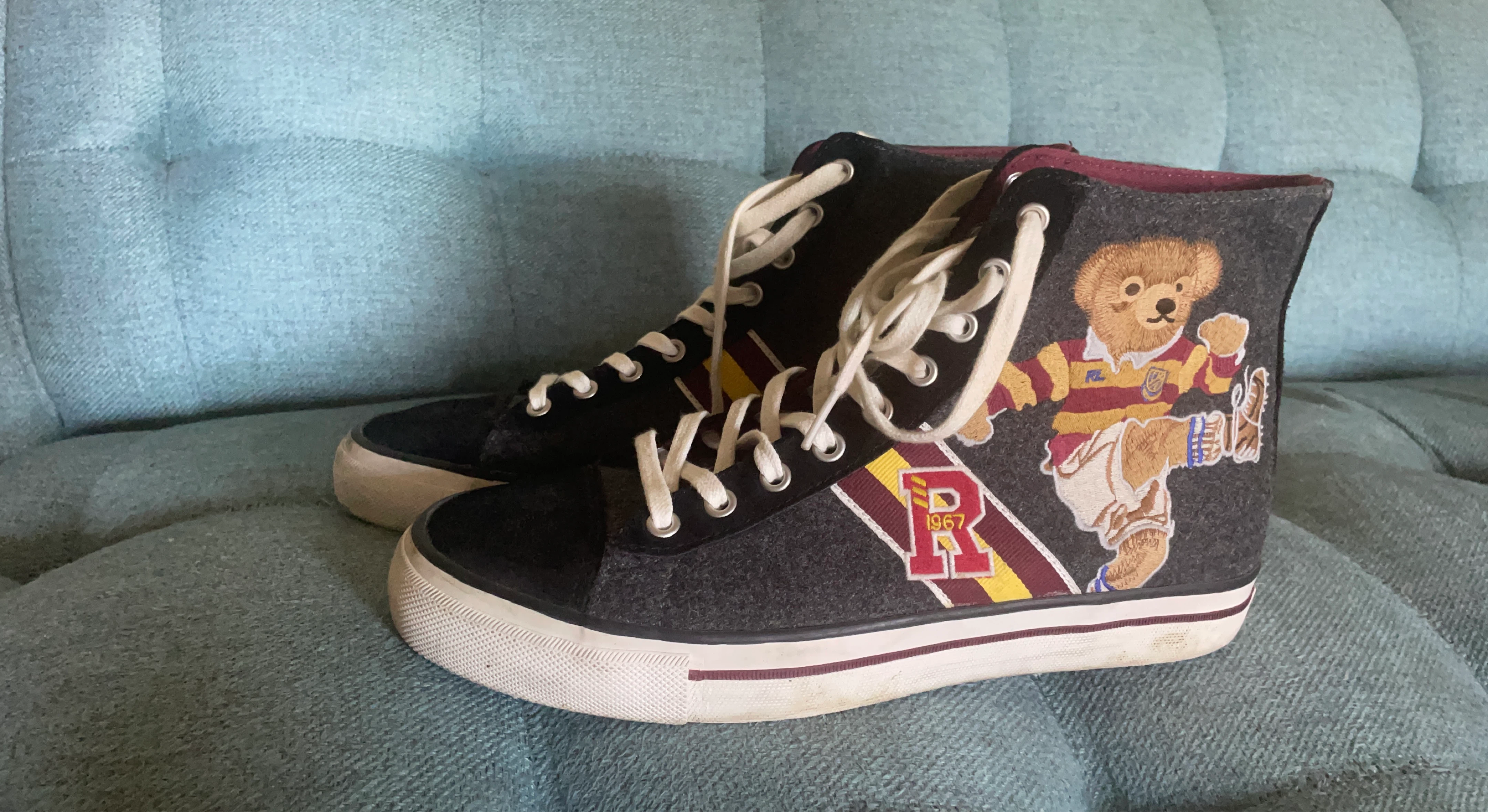 Ralph Lauren Polo Bear Hi-Top Sneakers