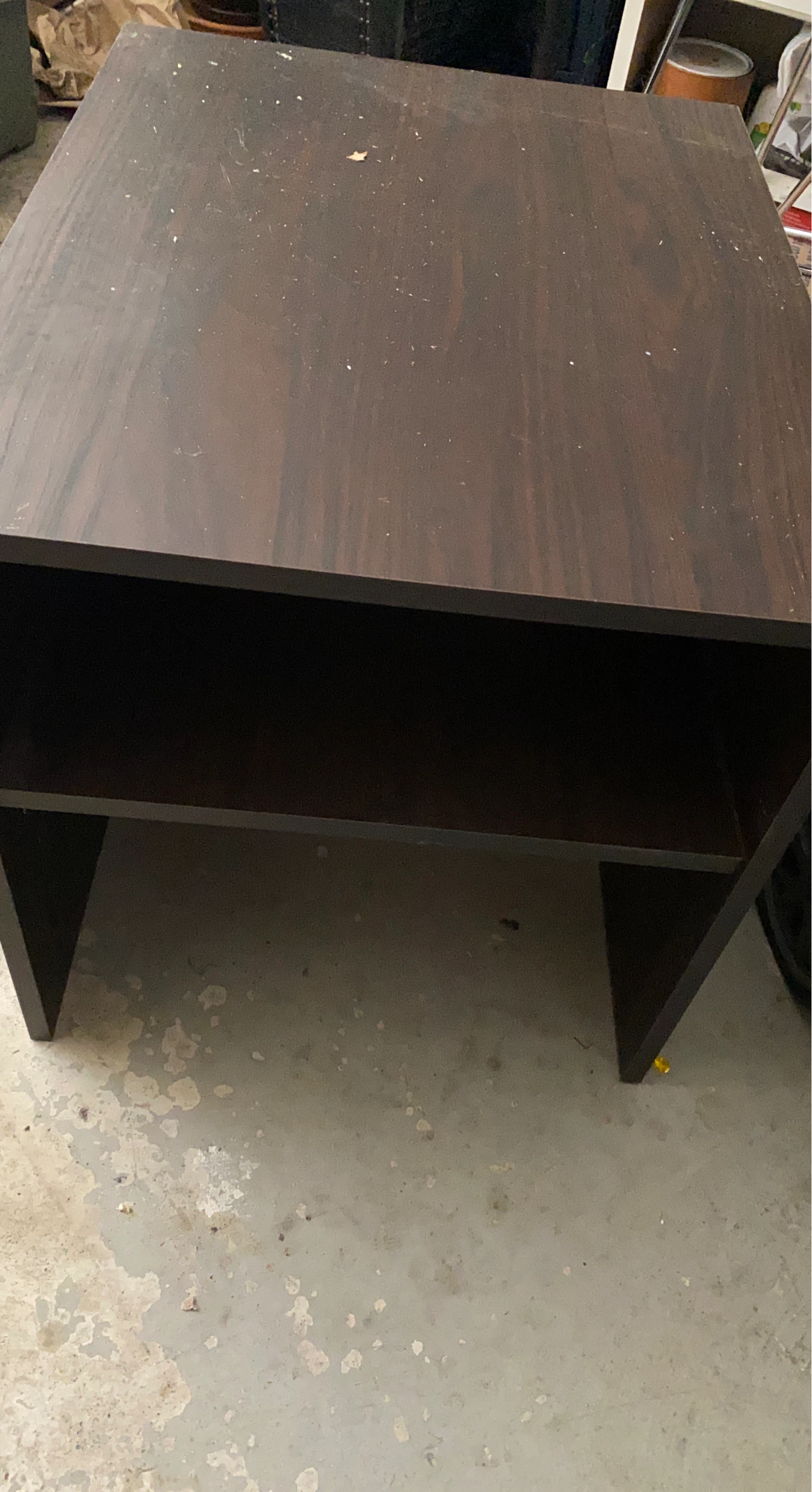Dark Brown Cube Storage Unit