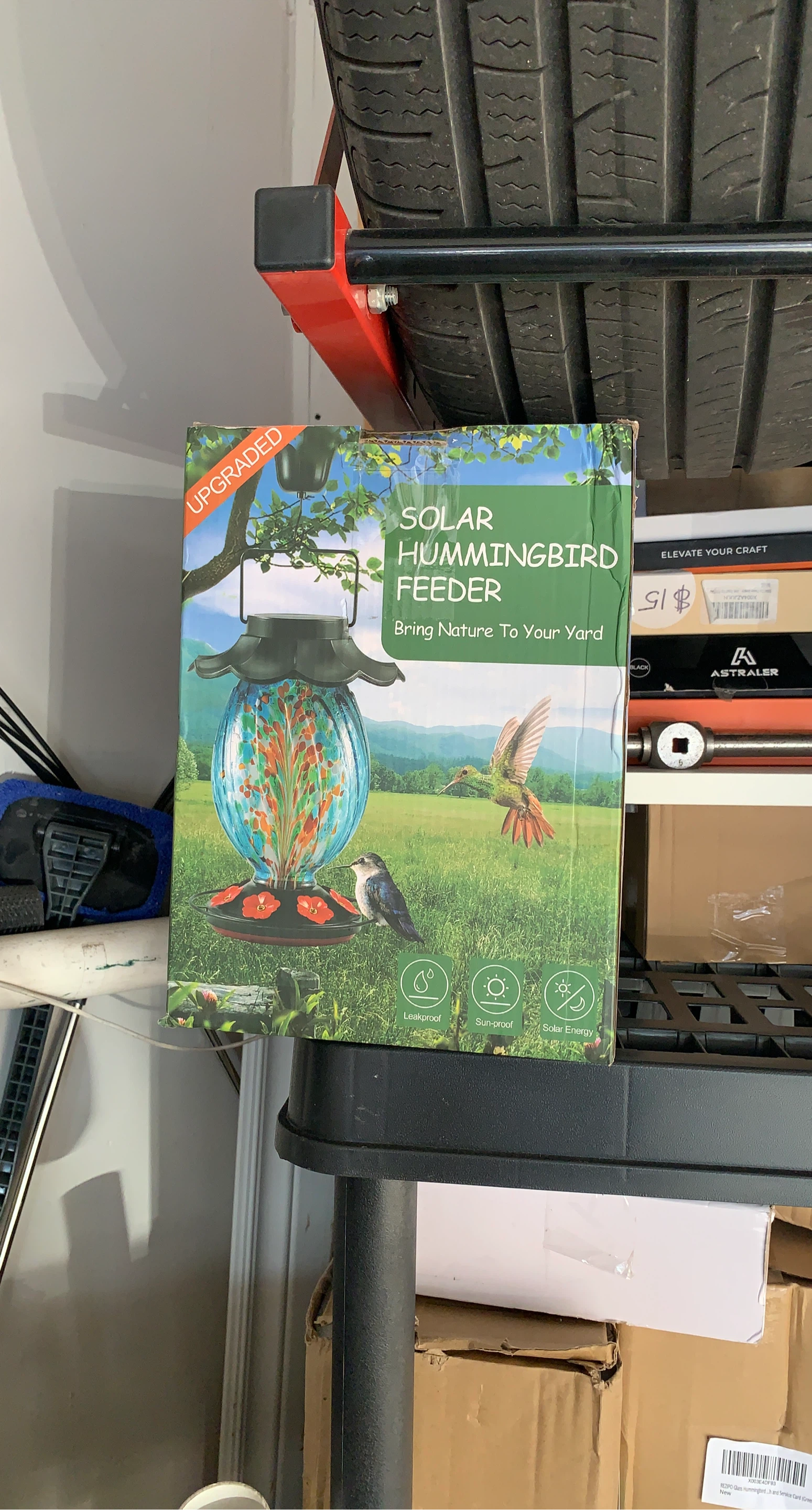 Solar Hummingbird Feeder
