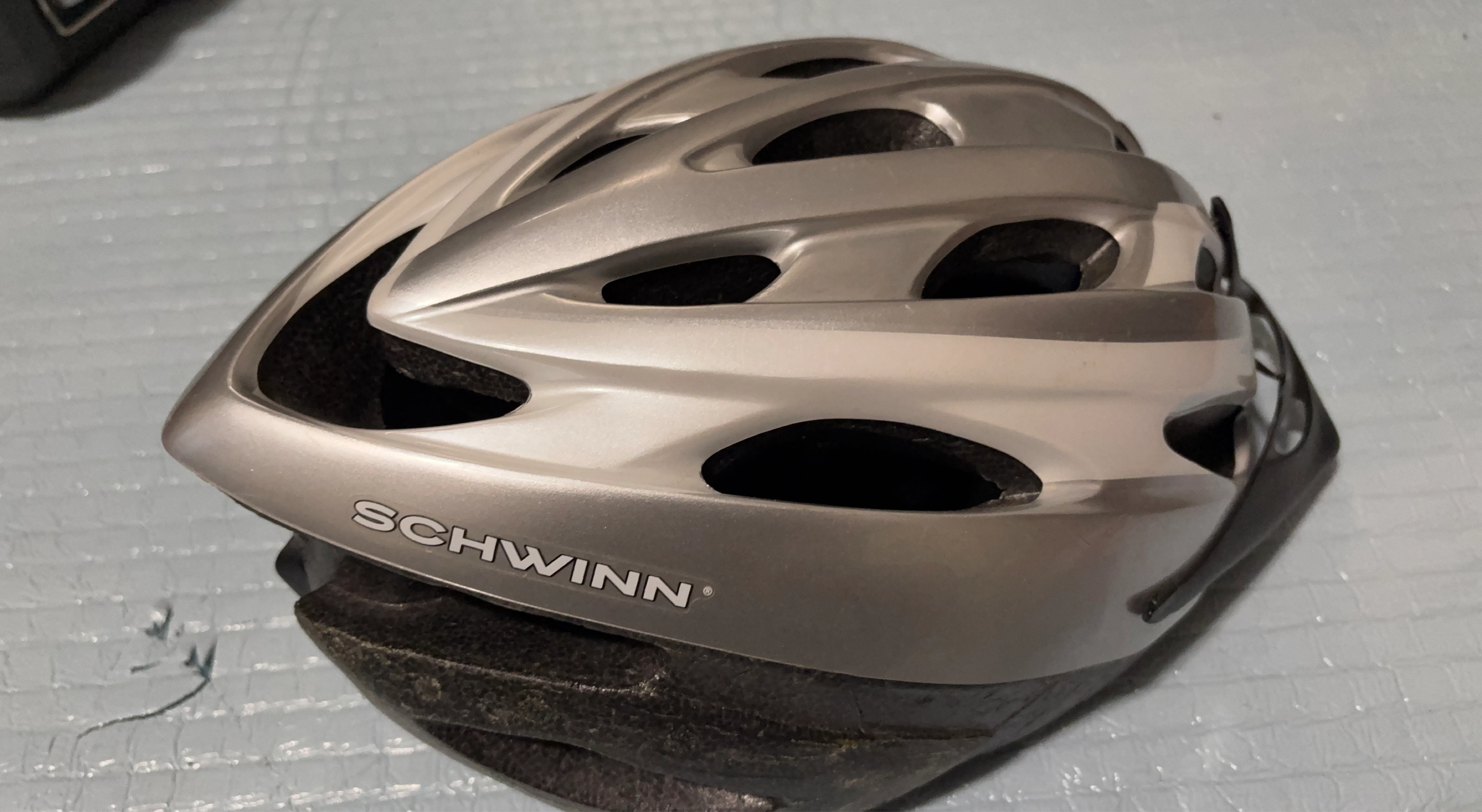 Schwinn Silver Bicycle Helmet