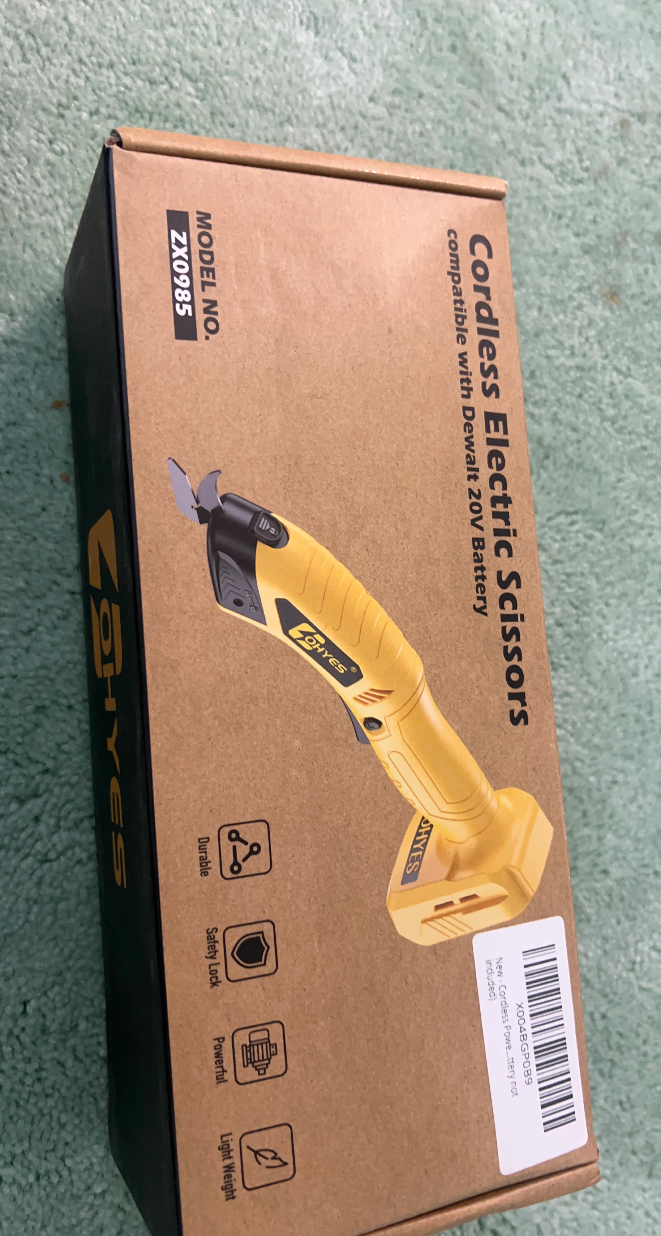 ZOHYES Cordless Electric Scissors ZX0985