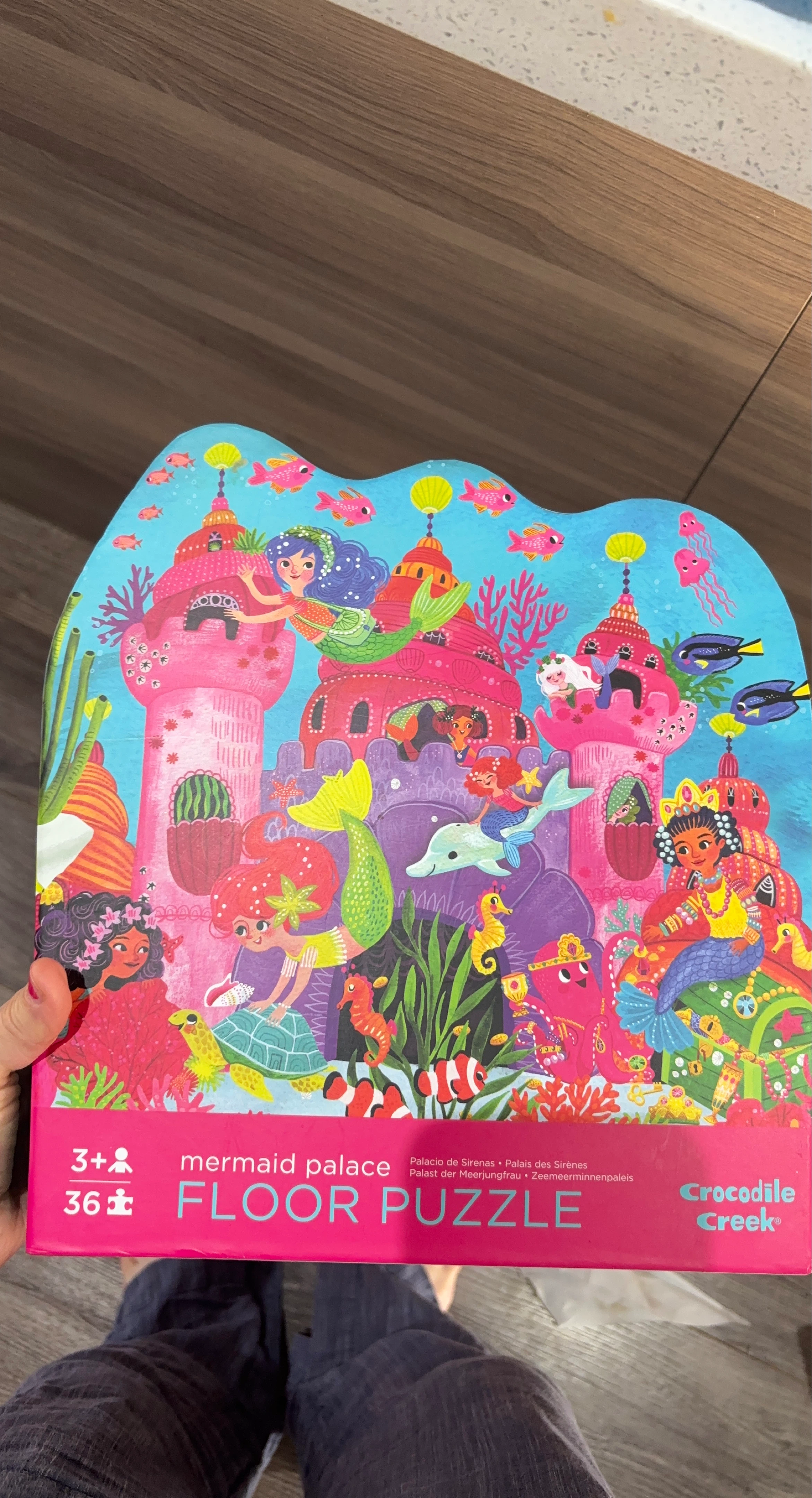 Crocodile Creek Mermaid Palace Floor Puzzle