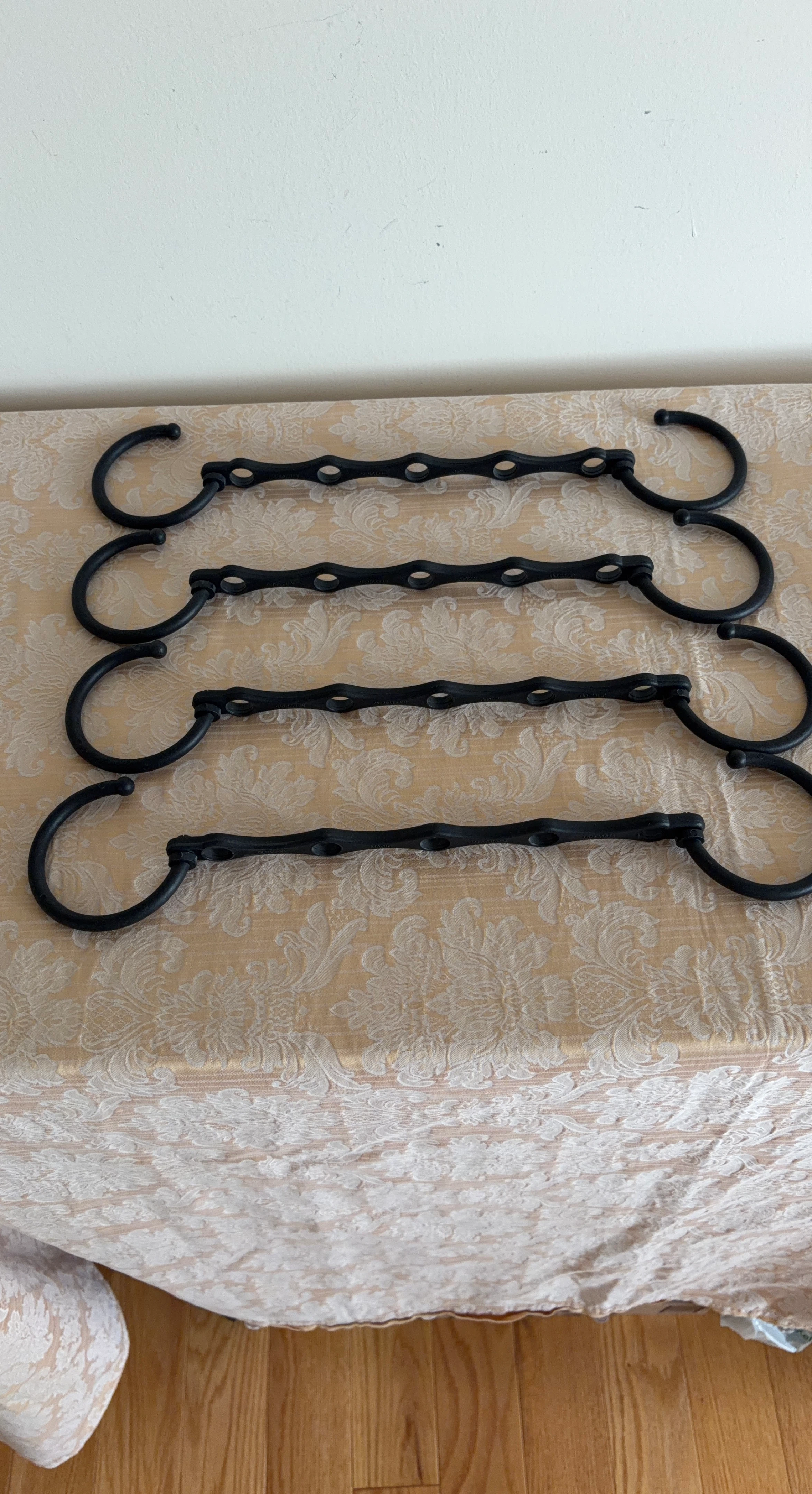 Set of 4 Black Cascading Hanger Organizers (Set of 3)