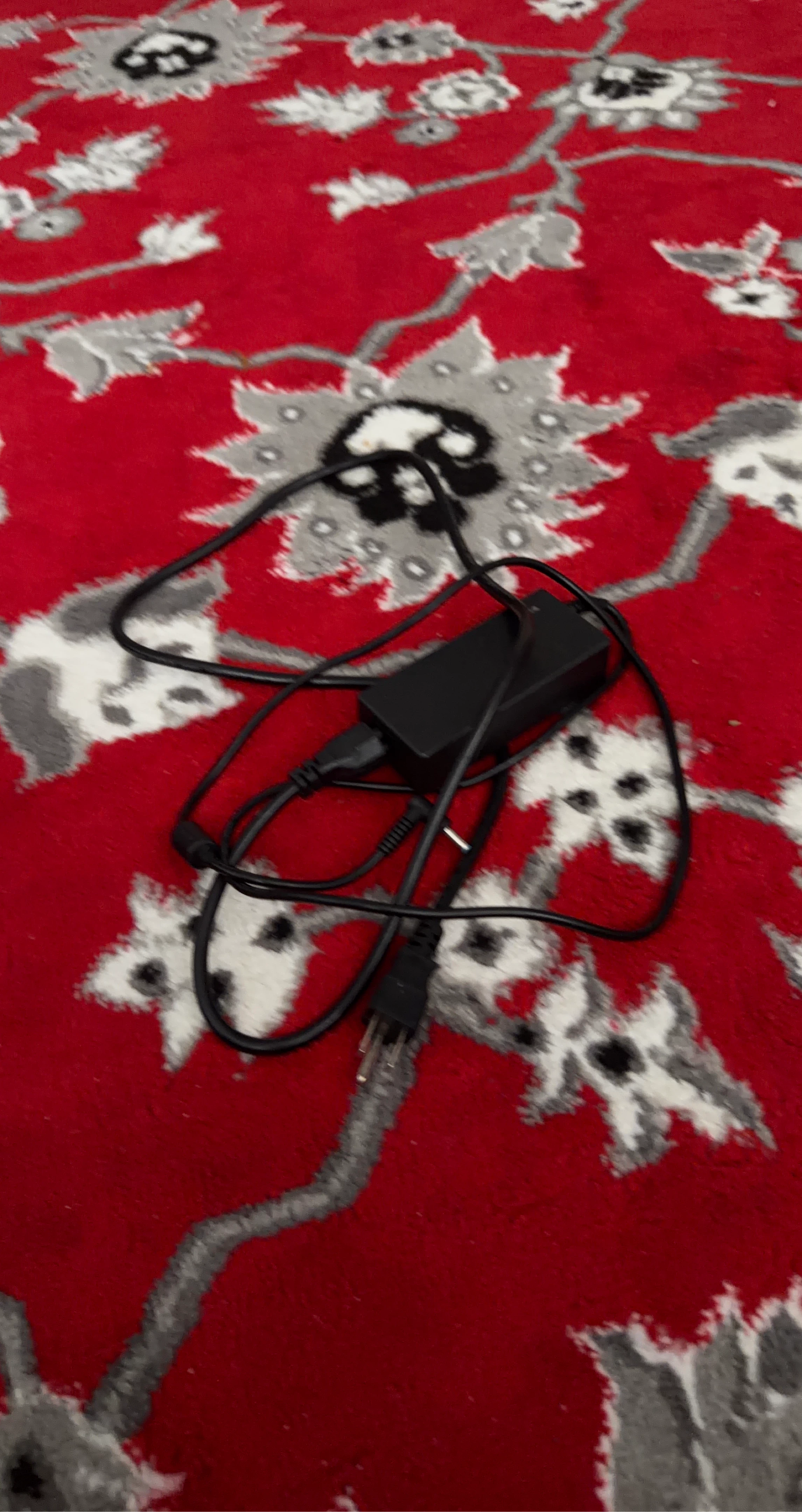 Black AC Adapter and Cable