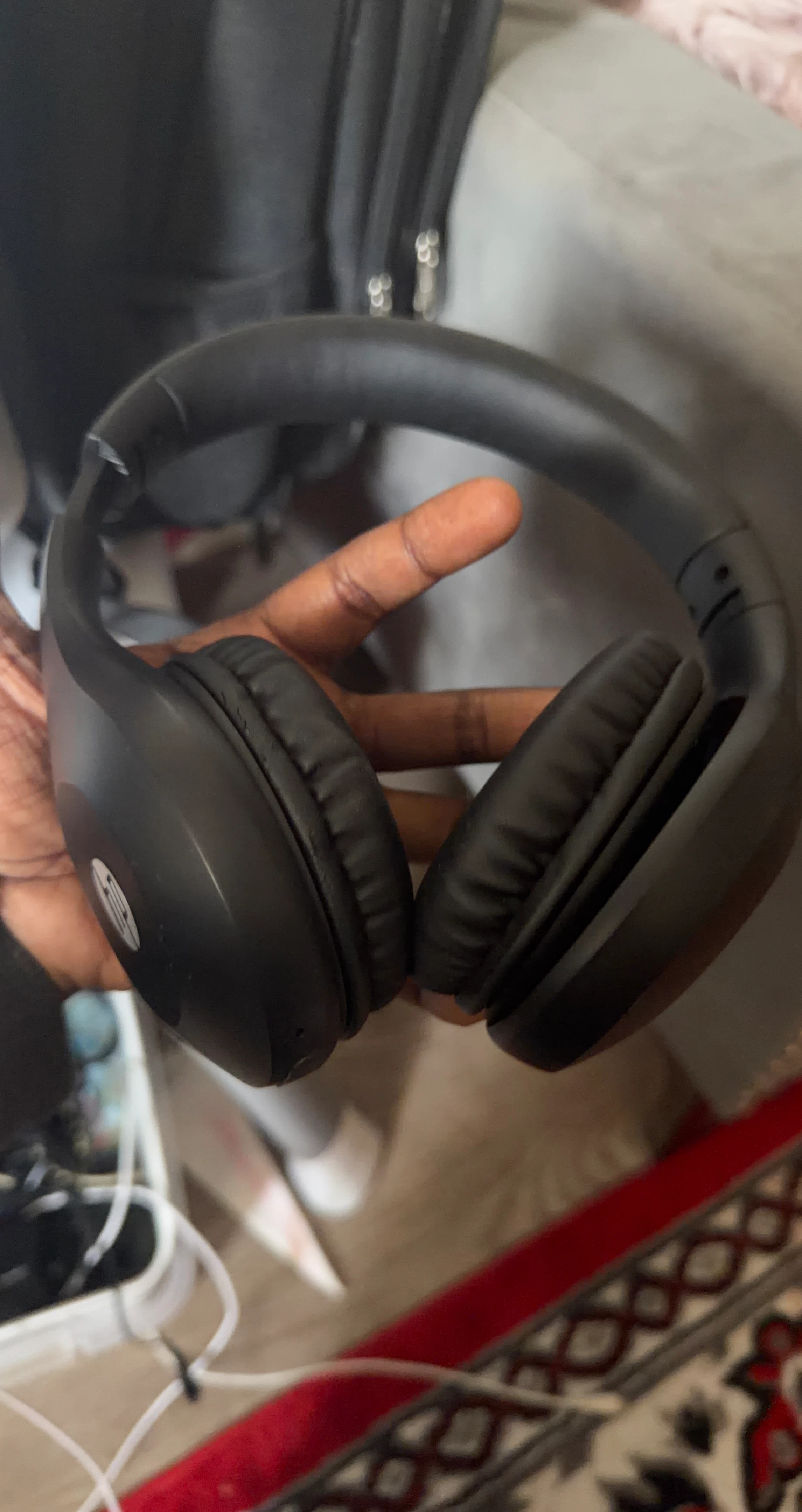 Black On-Ear Headphones