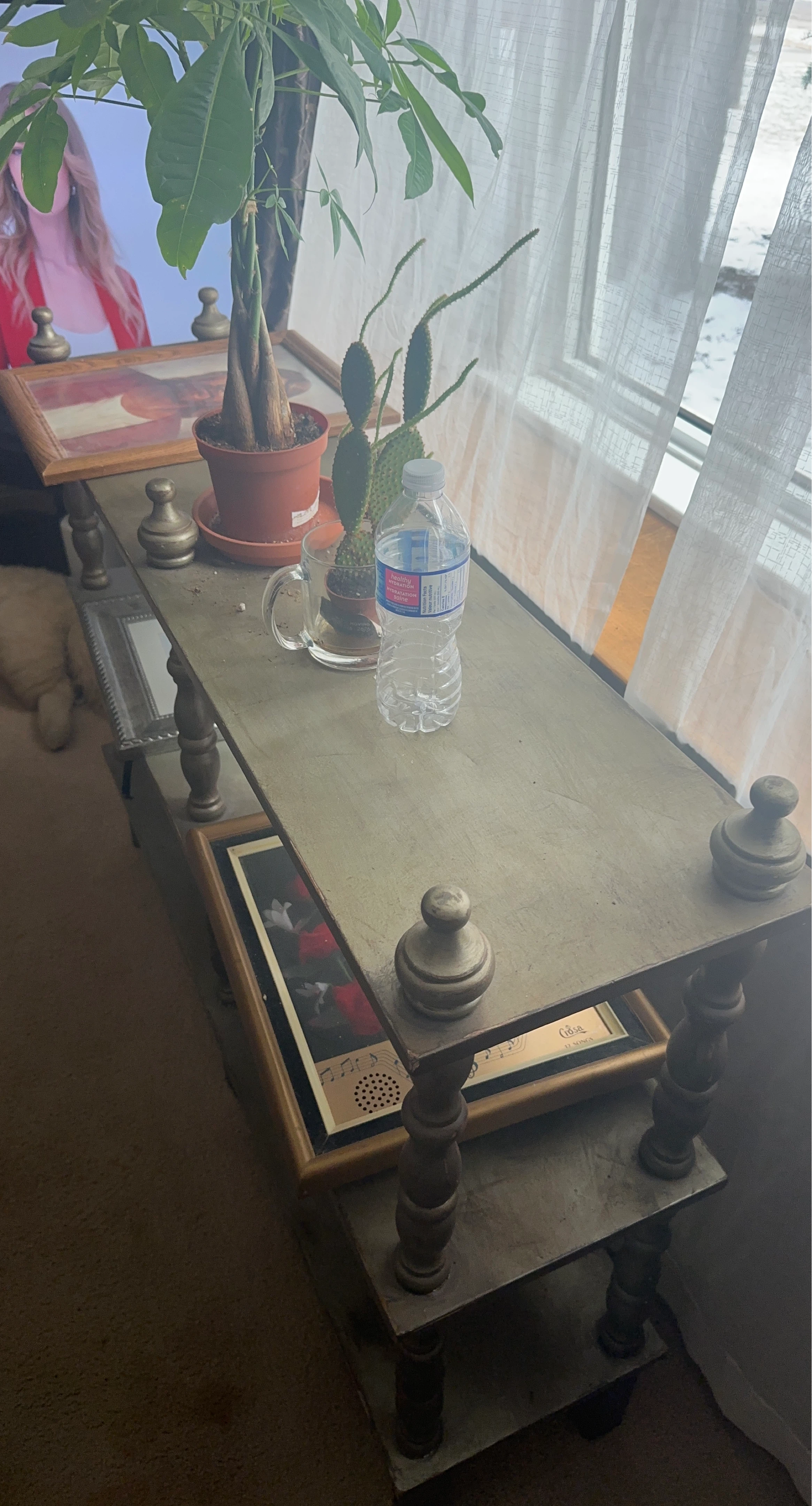 Vintage Two-Tier Accent Table