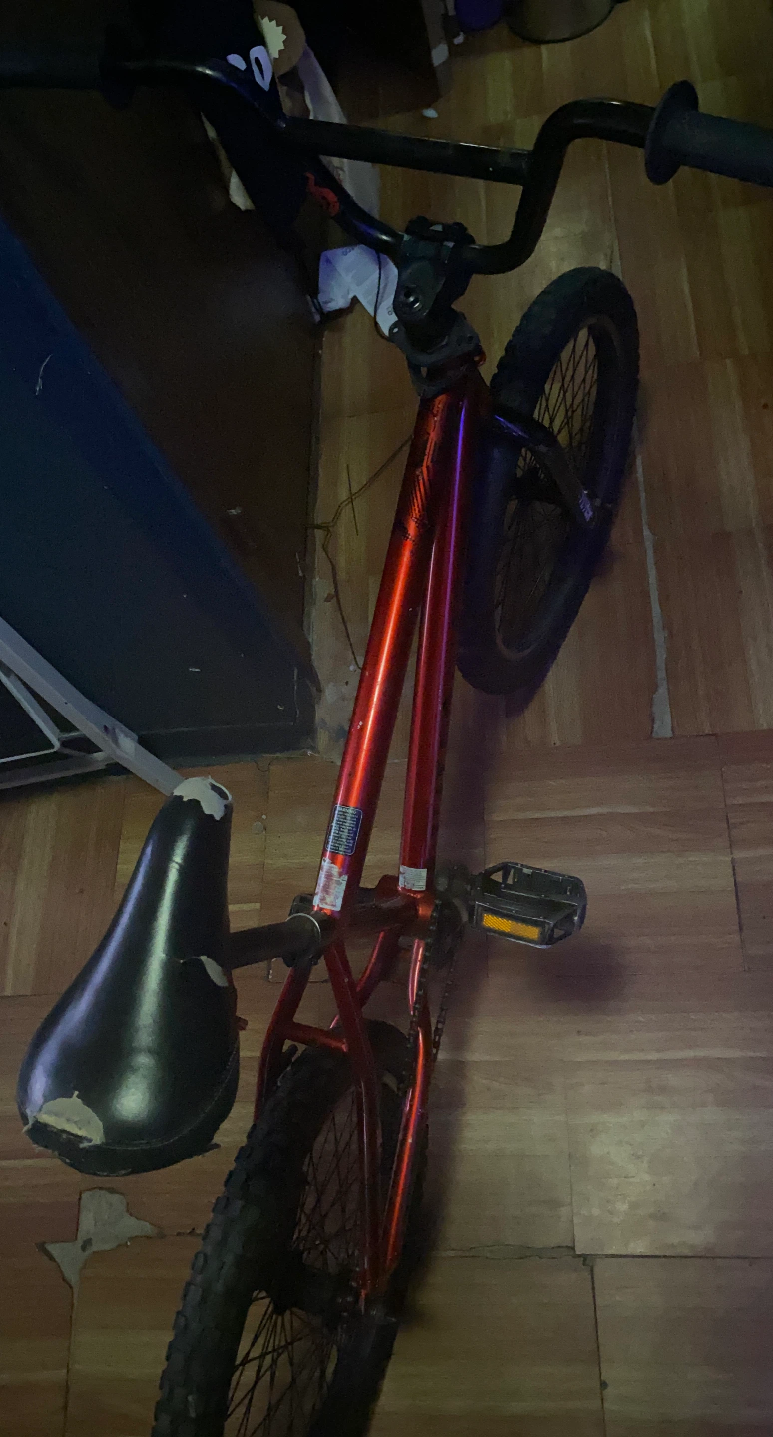 Red BMX Bike (Cash only) $5 trying to get rid of