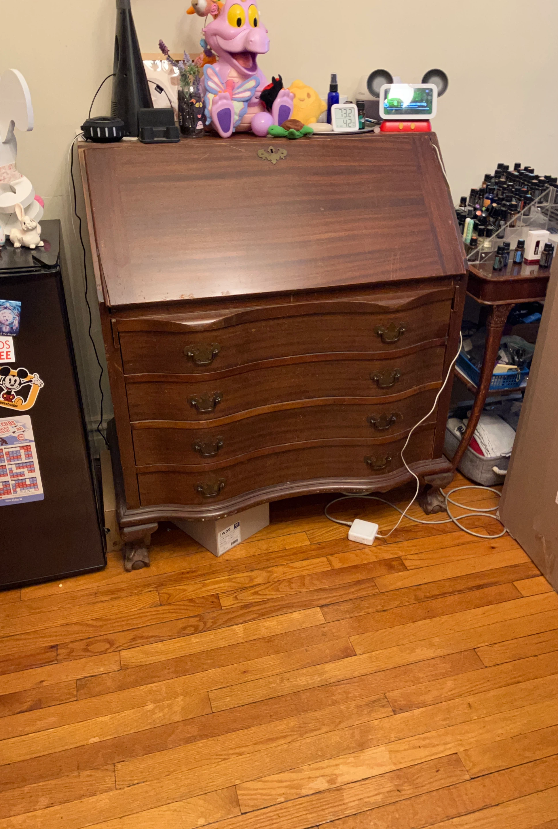 Antique Secretary Desk with Drawers