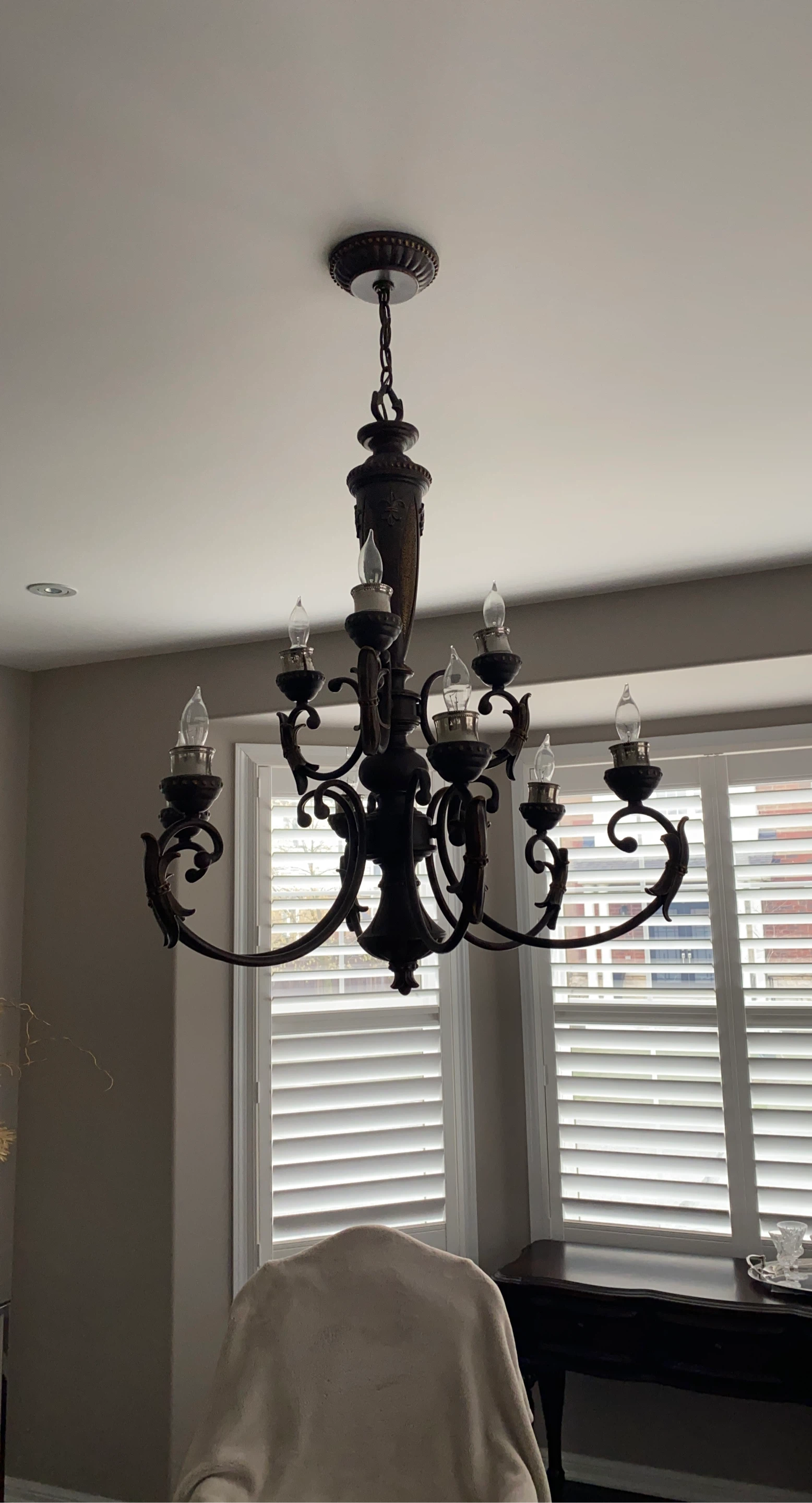 Dark Brown Chandelier