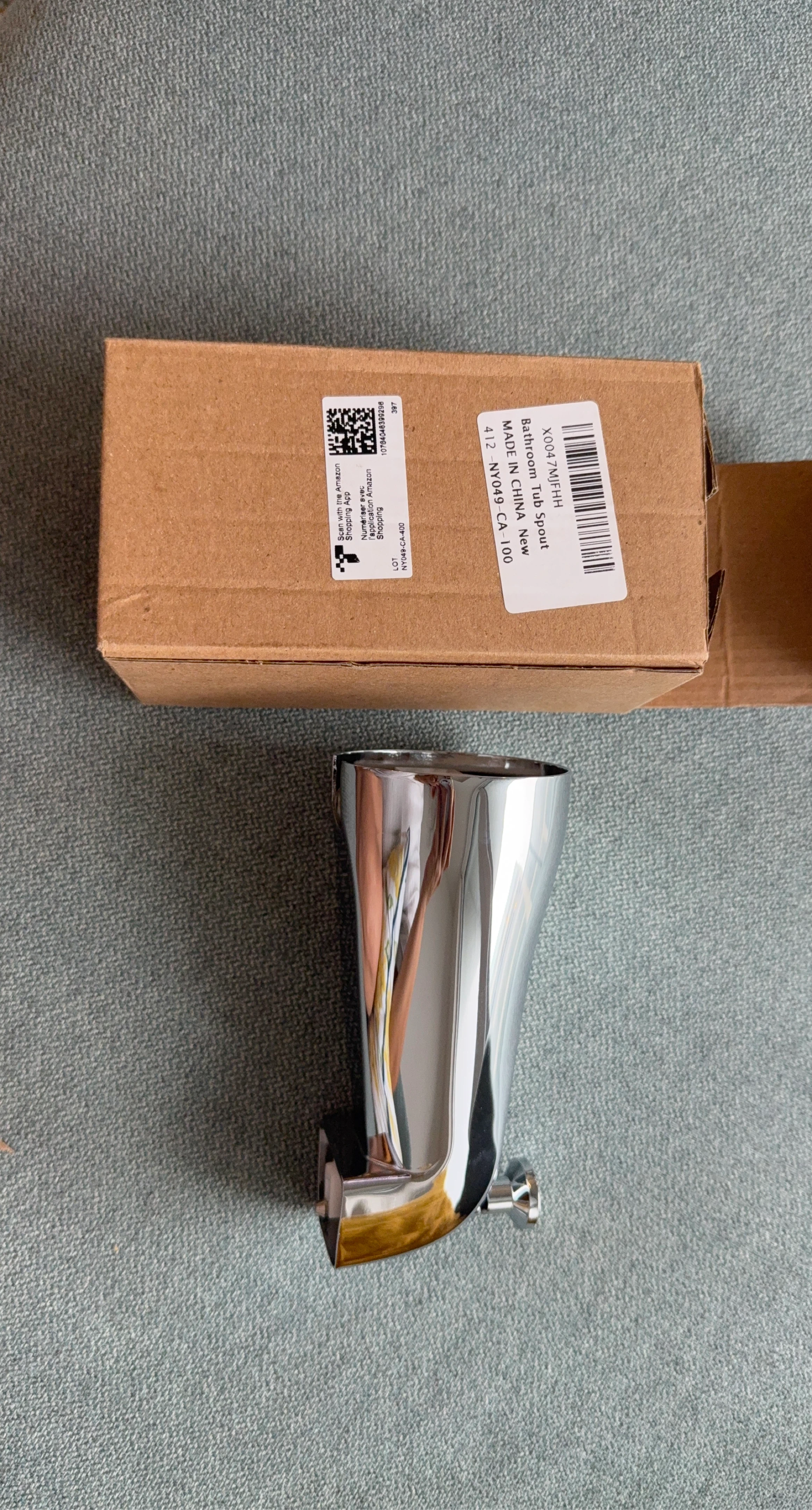Bathroom Tub Spout - Chrome