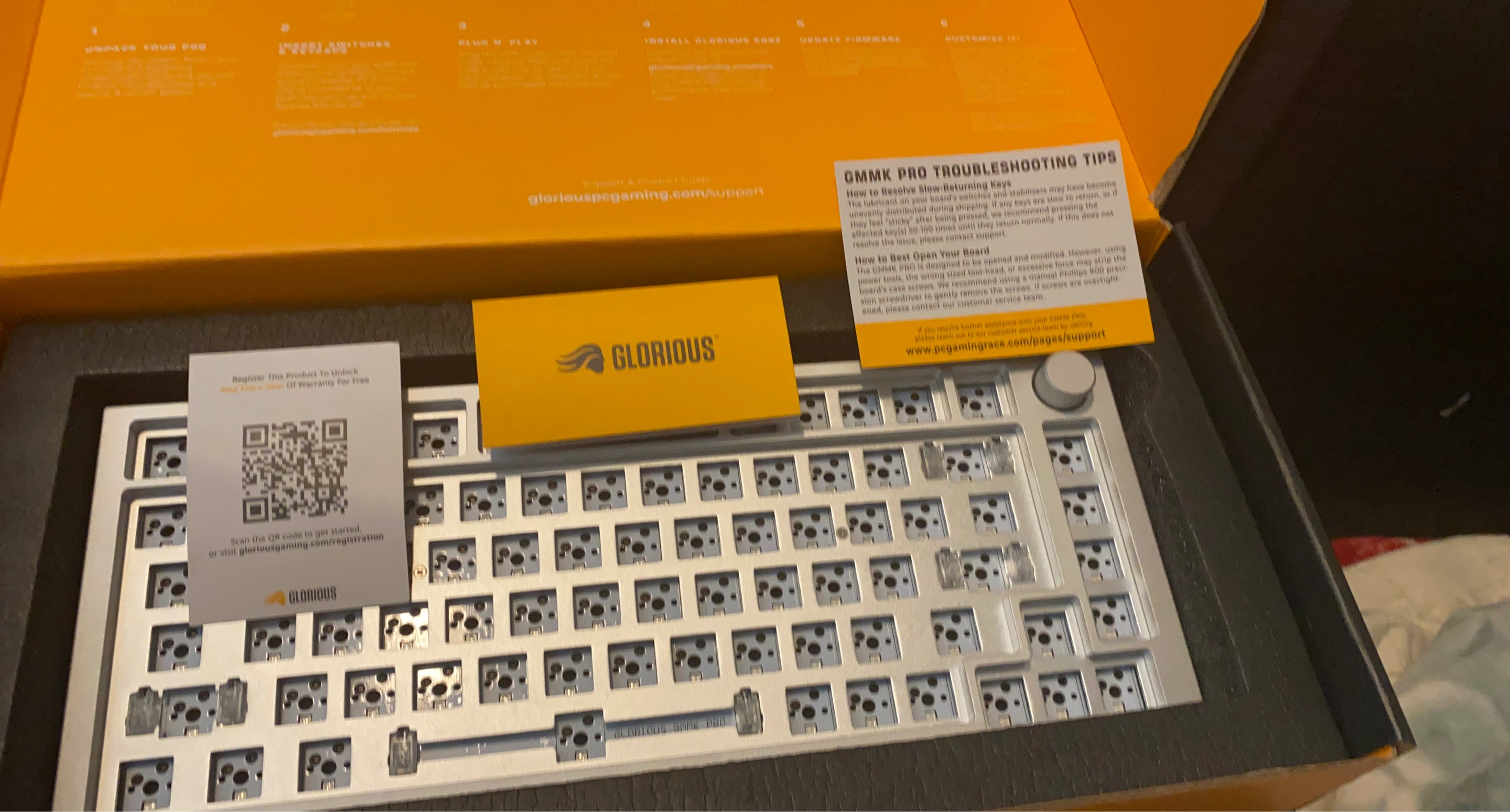 Glorious GMMK Pro Keyboard Barebones
